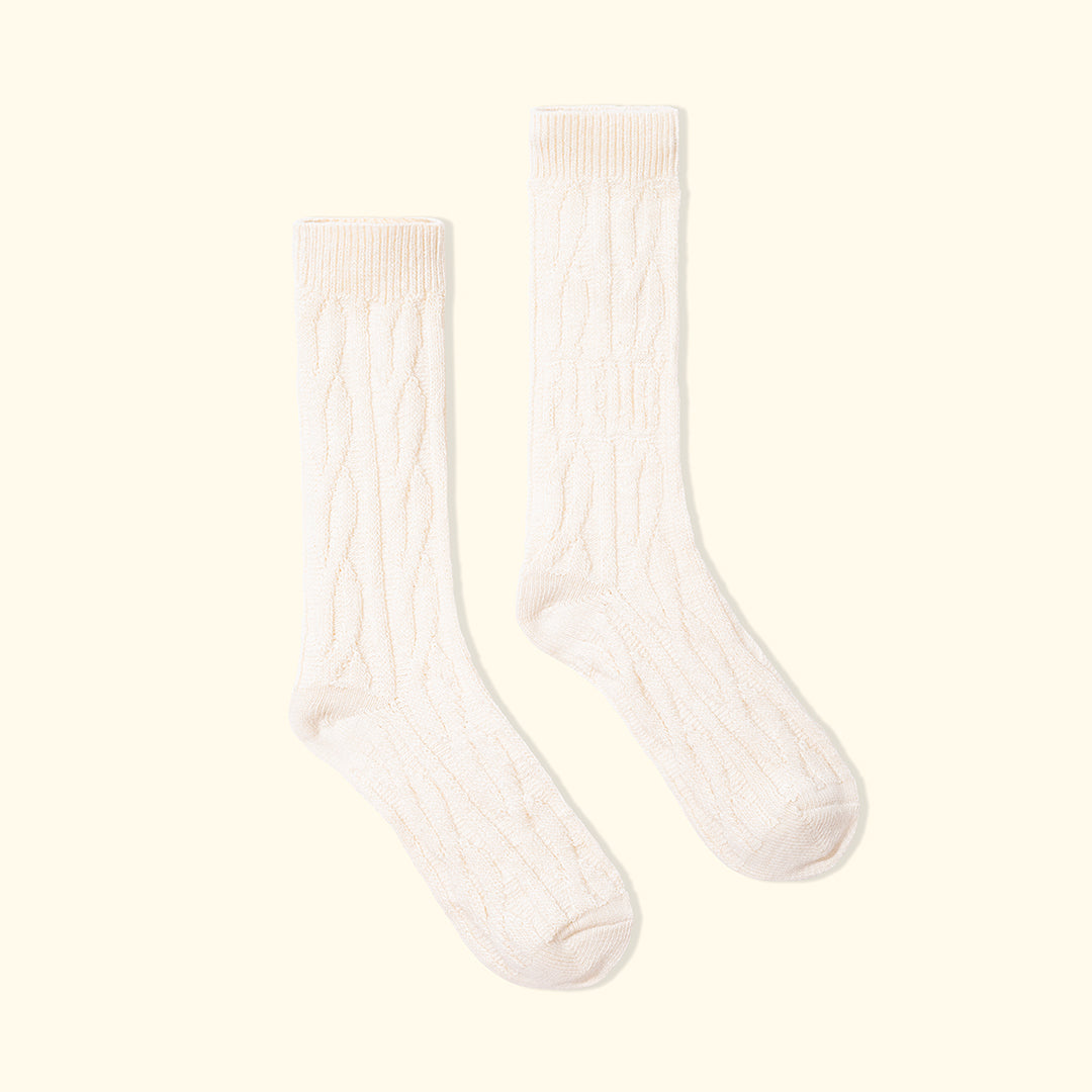Cable Knit Socks