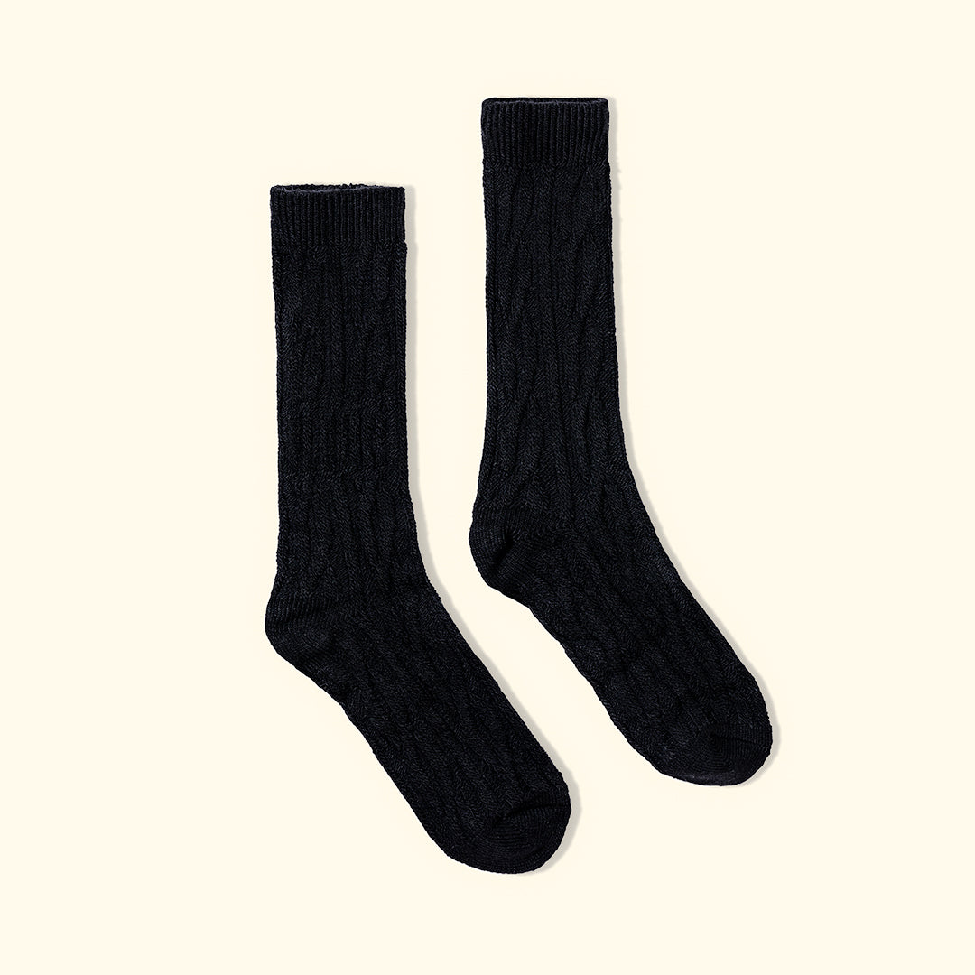 Cable Knit Socks