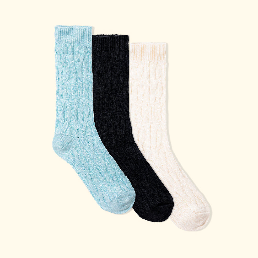Cable Knit Socks