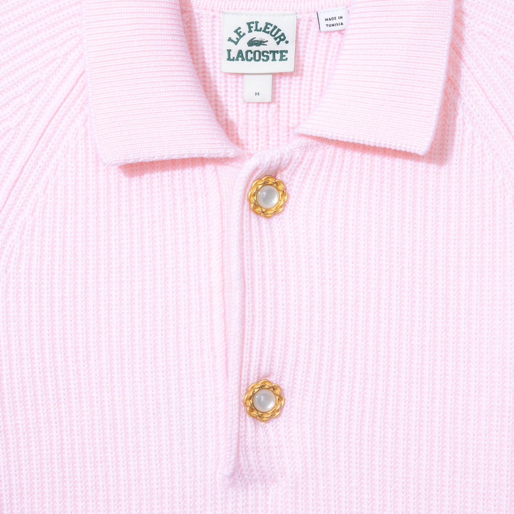 Pink Knit Polo