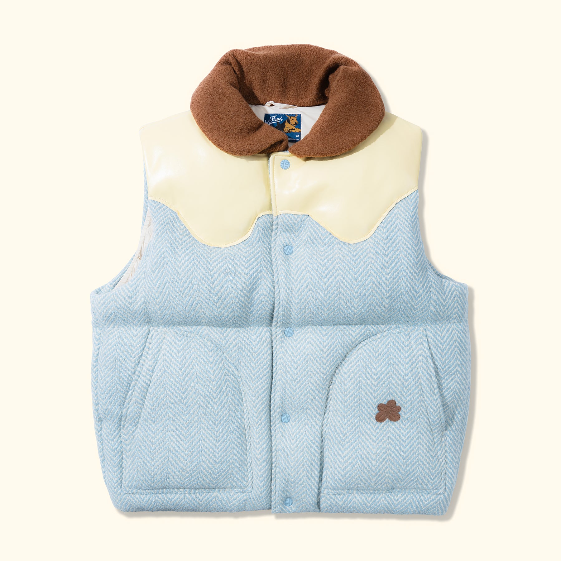 Herringbone Puffer Vest – GOLF le FLEUR*