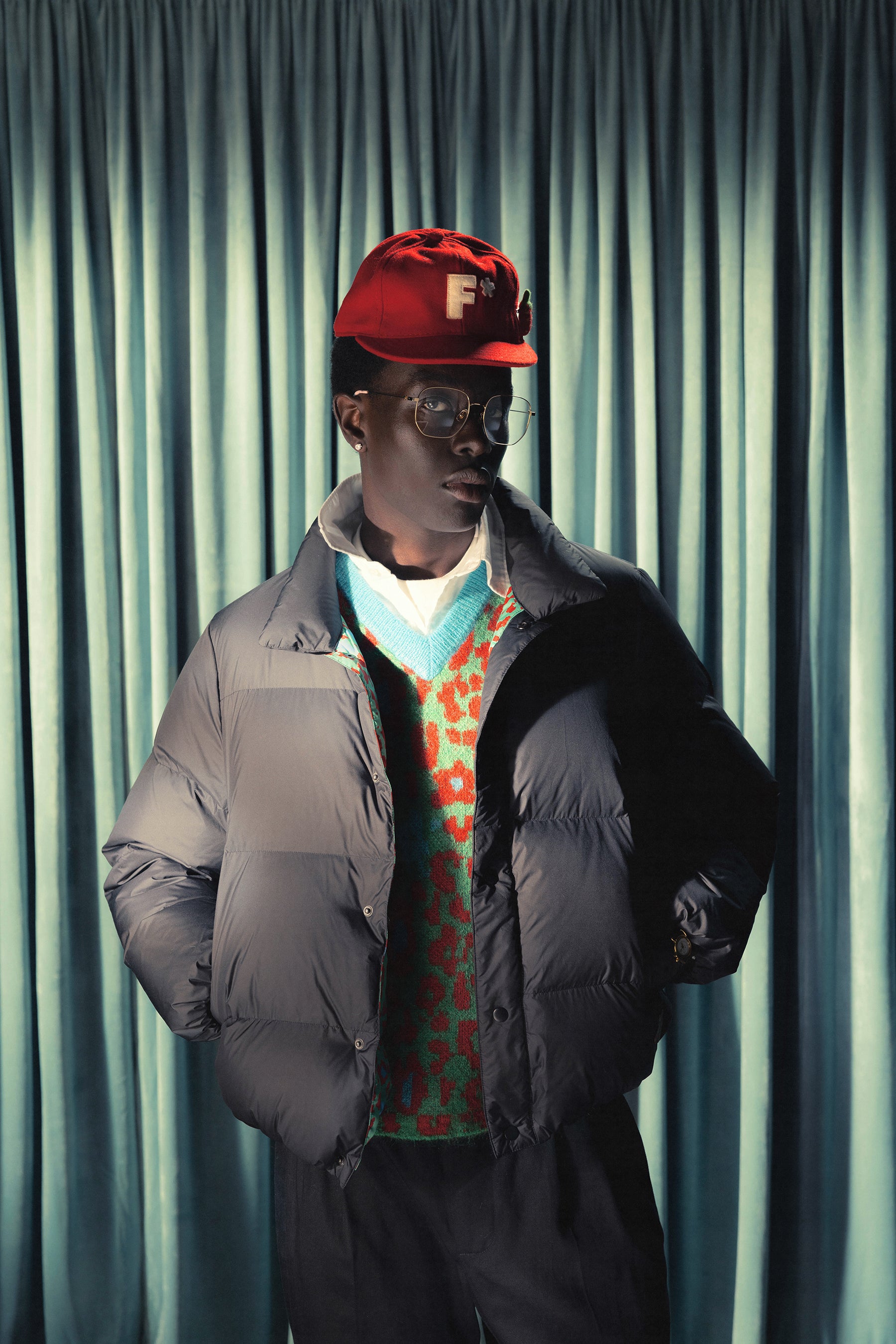 Wireframe Eyeglasses Blue Tortoise