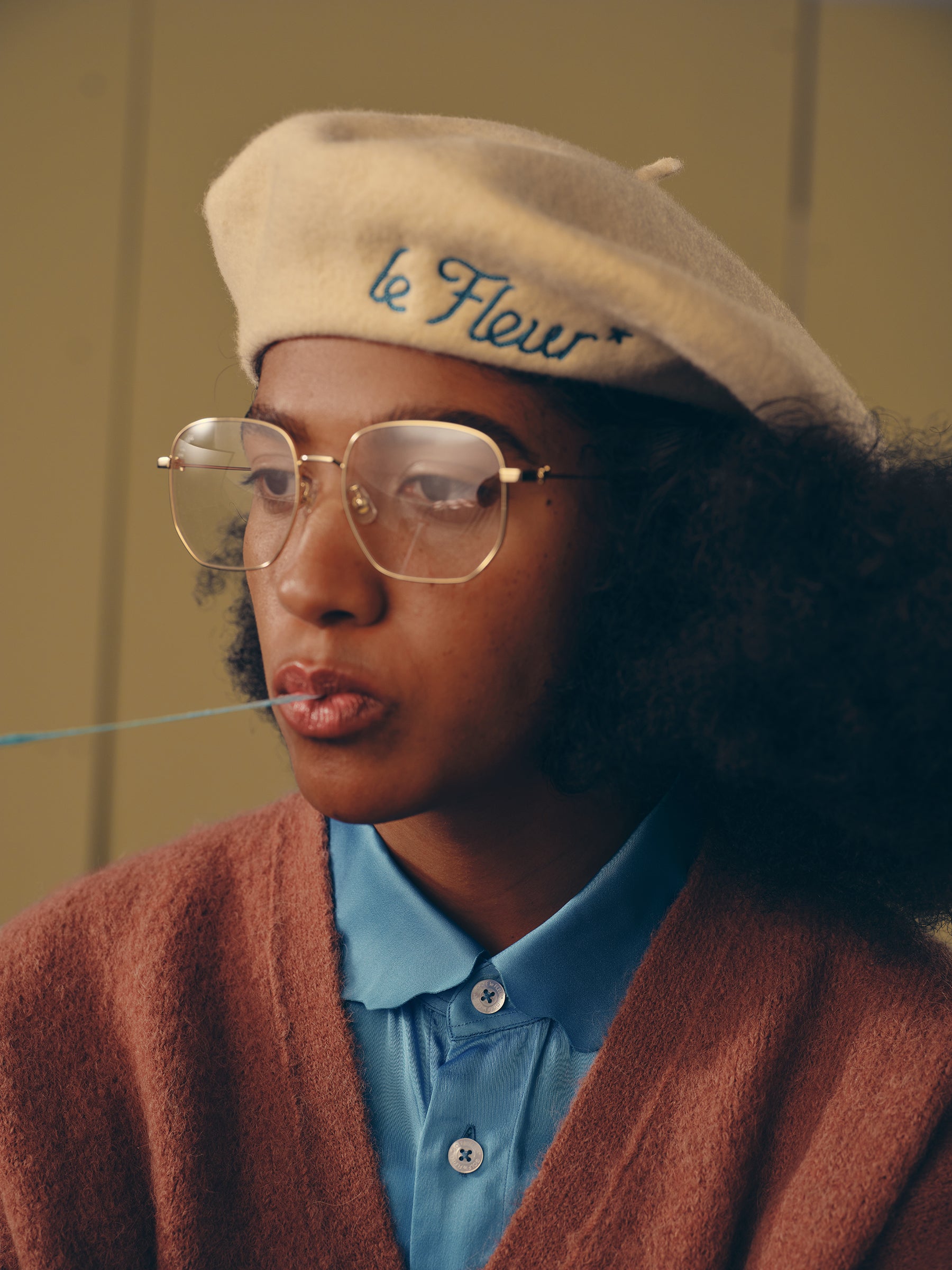 Sequined Cardigan Brown – GOLF le FLEUR*