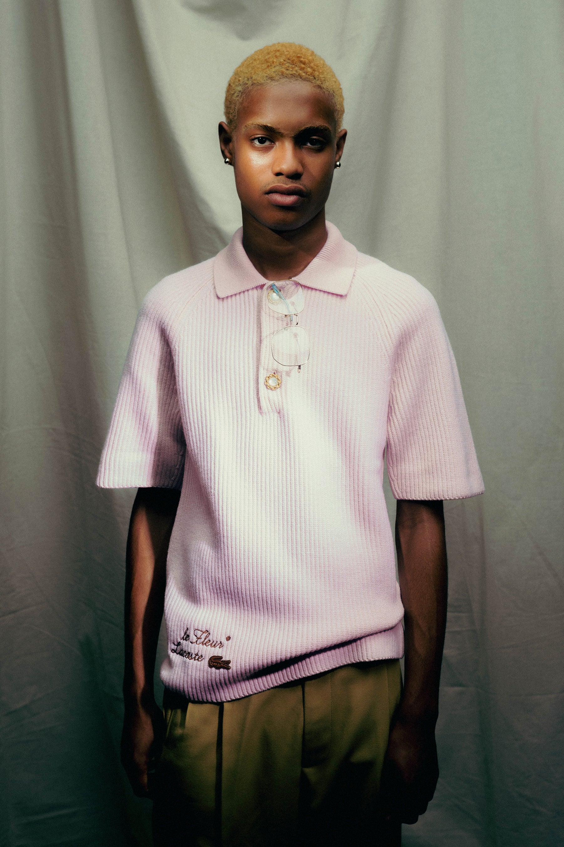 LACOSTE(ラコステ) LE FLEUR  アルパカウールニットポロシャツ LACOSTE – GOLF le FLEUR*