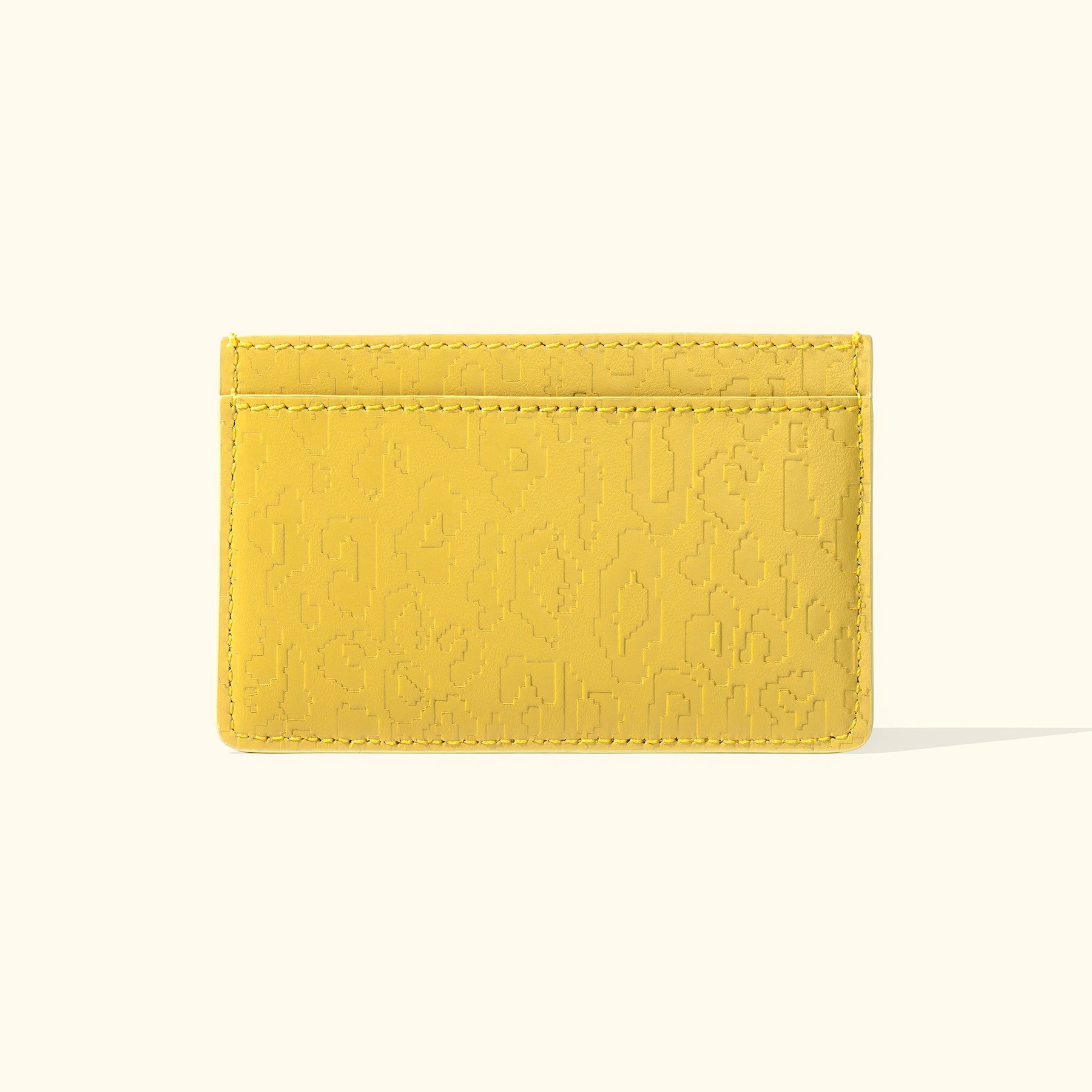 Fleur Camo Cardholder Yellow