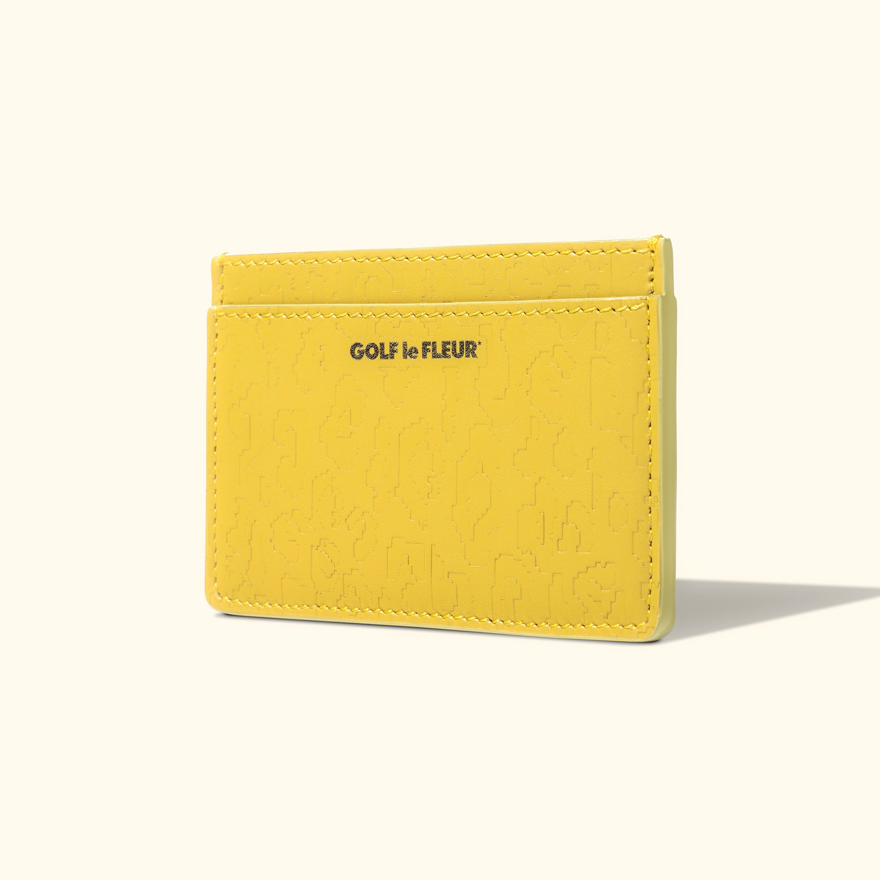 Fleur Camo Cardholder Yellow