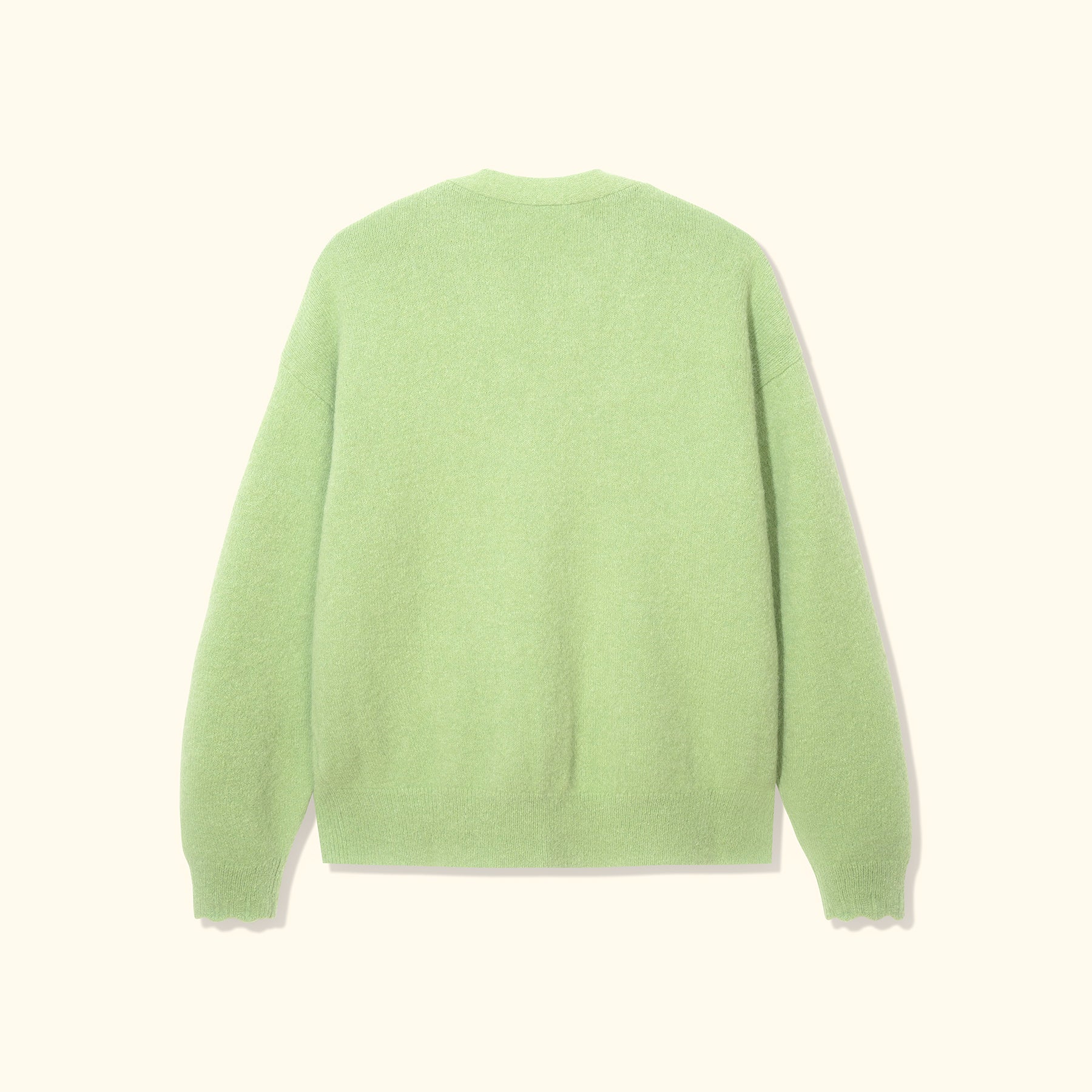 Wavy Cardigan Green