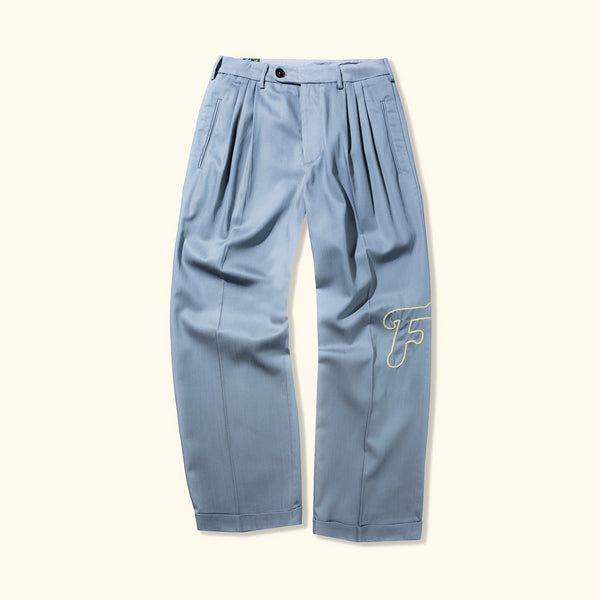 パンツ GOLF LE FLEUR CHAIN STITCH TROUSER CHAINSTITCH-PLEATED-TROUSERS-