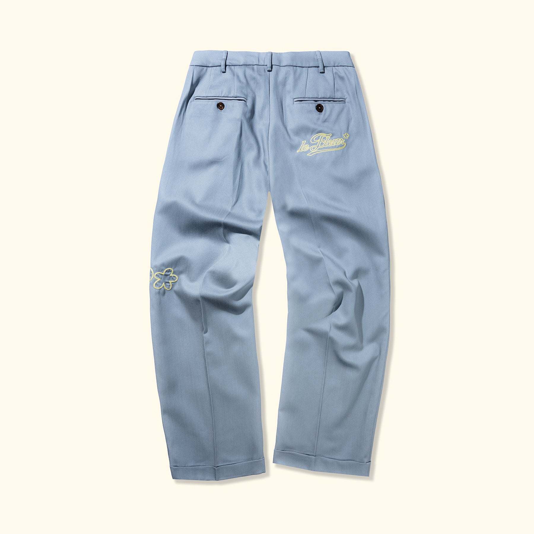 Chainstitch Trousers Blue – GOLF le FLEUR*