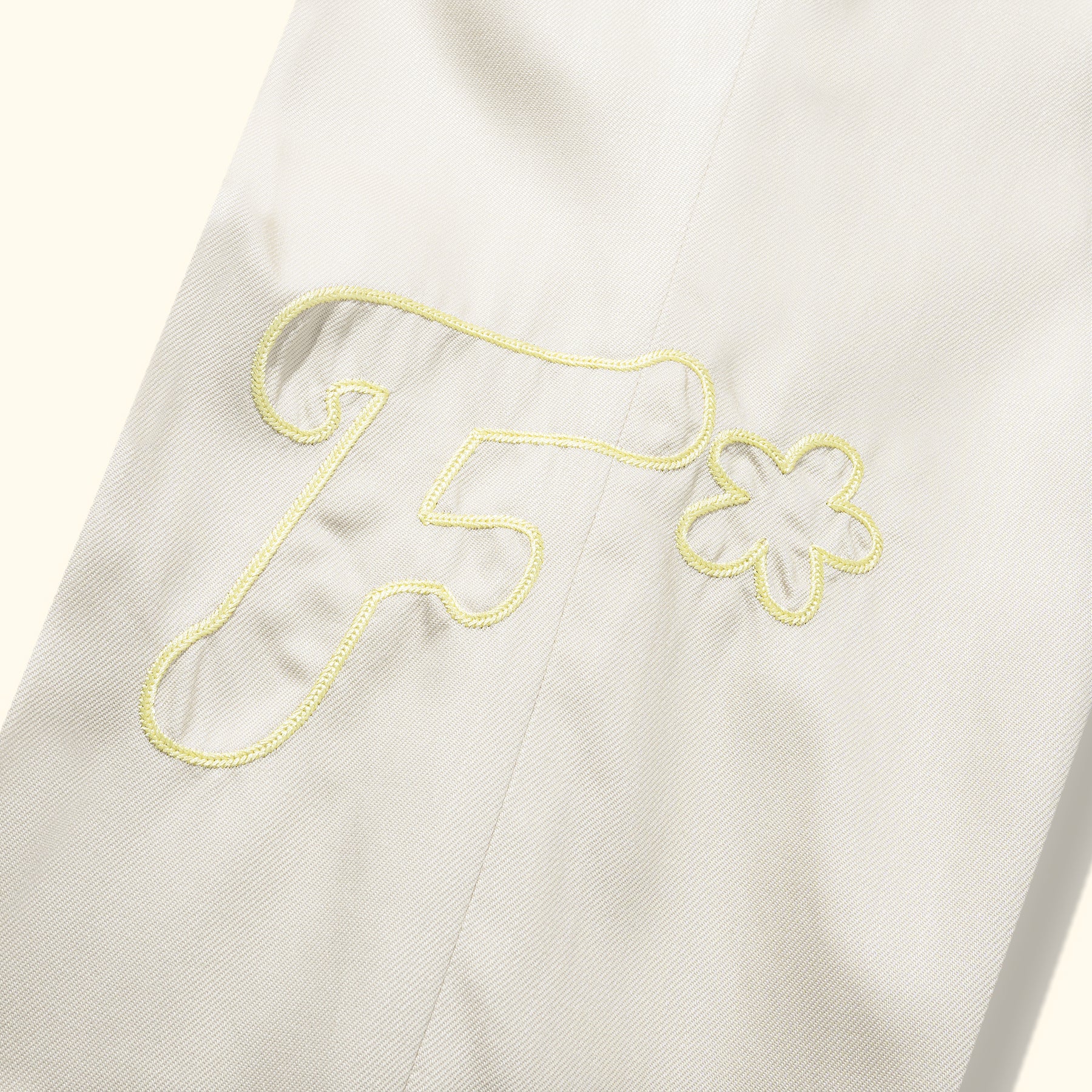 Chainstitch Trousers Cream – GOLF le FLEUR*