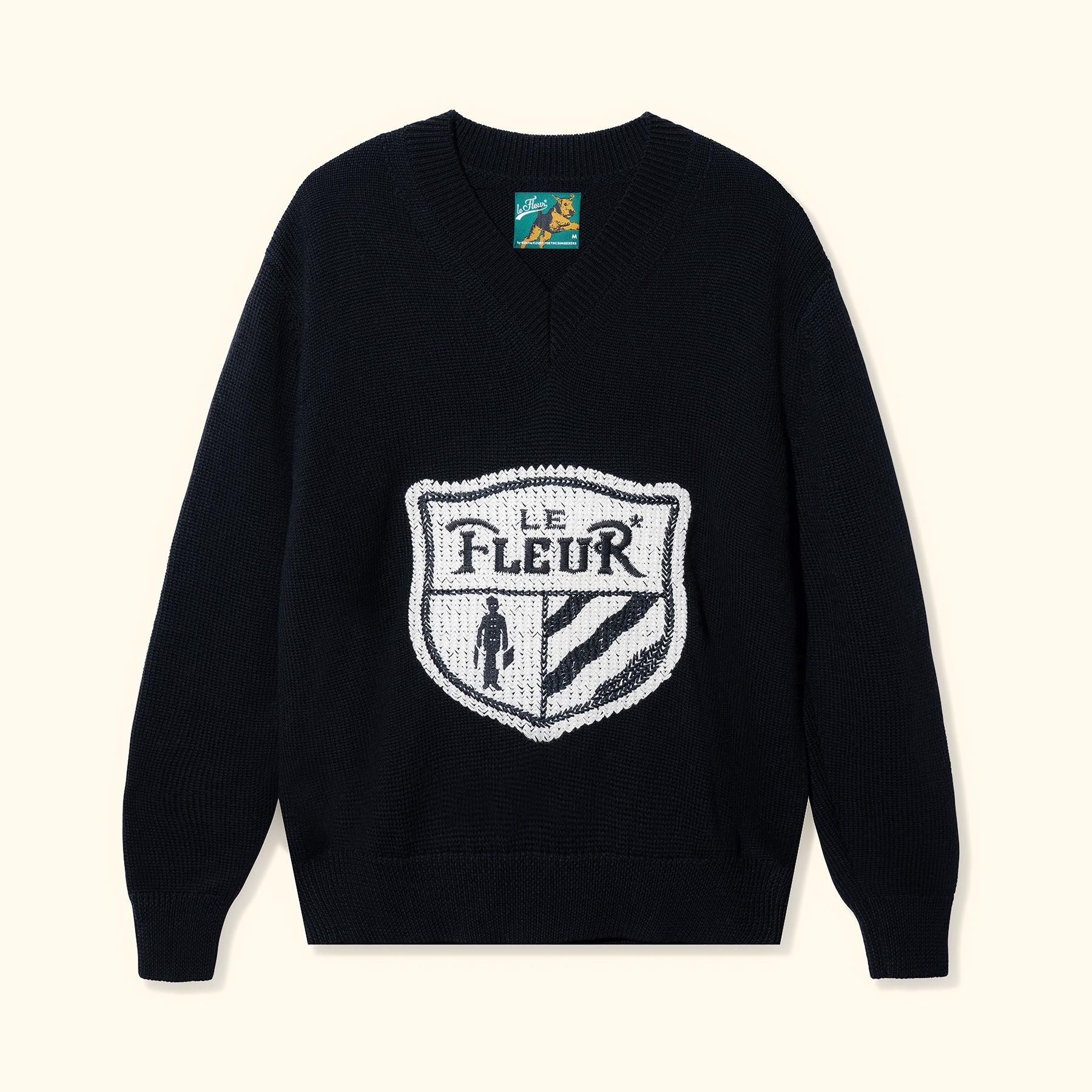 Crest Sweater Black