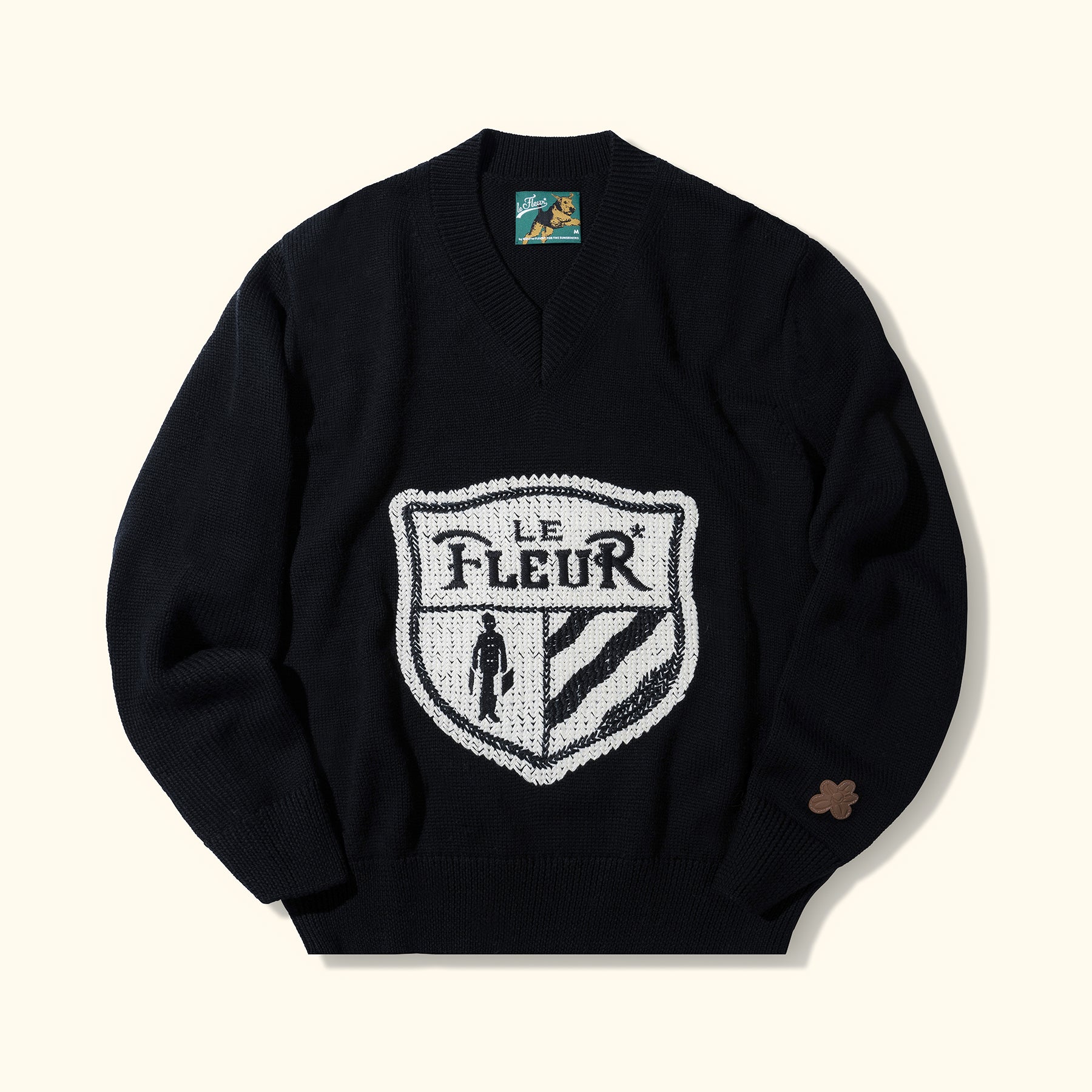 Crest Sweater Black