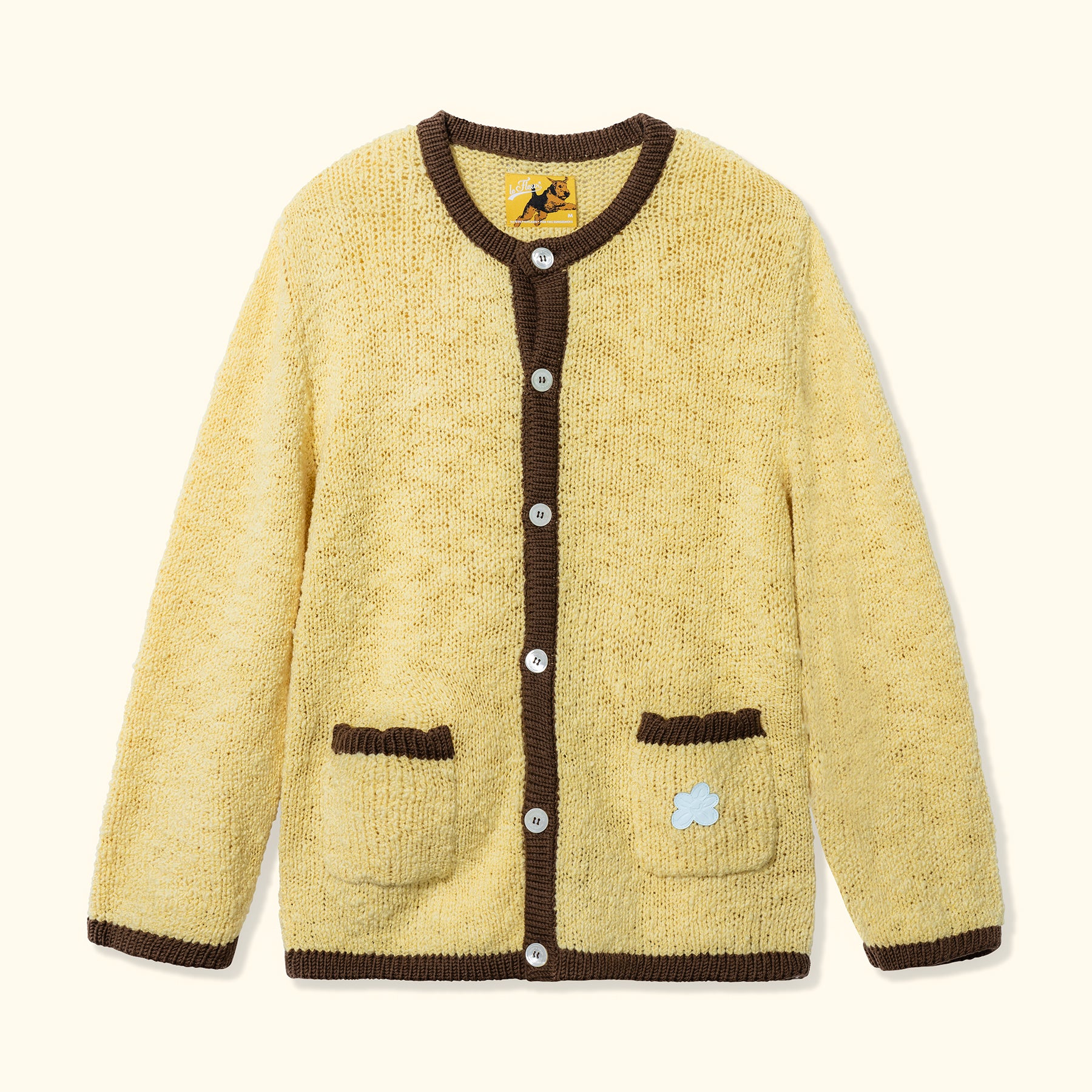 Crewneck Cardigan Honey