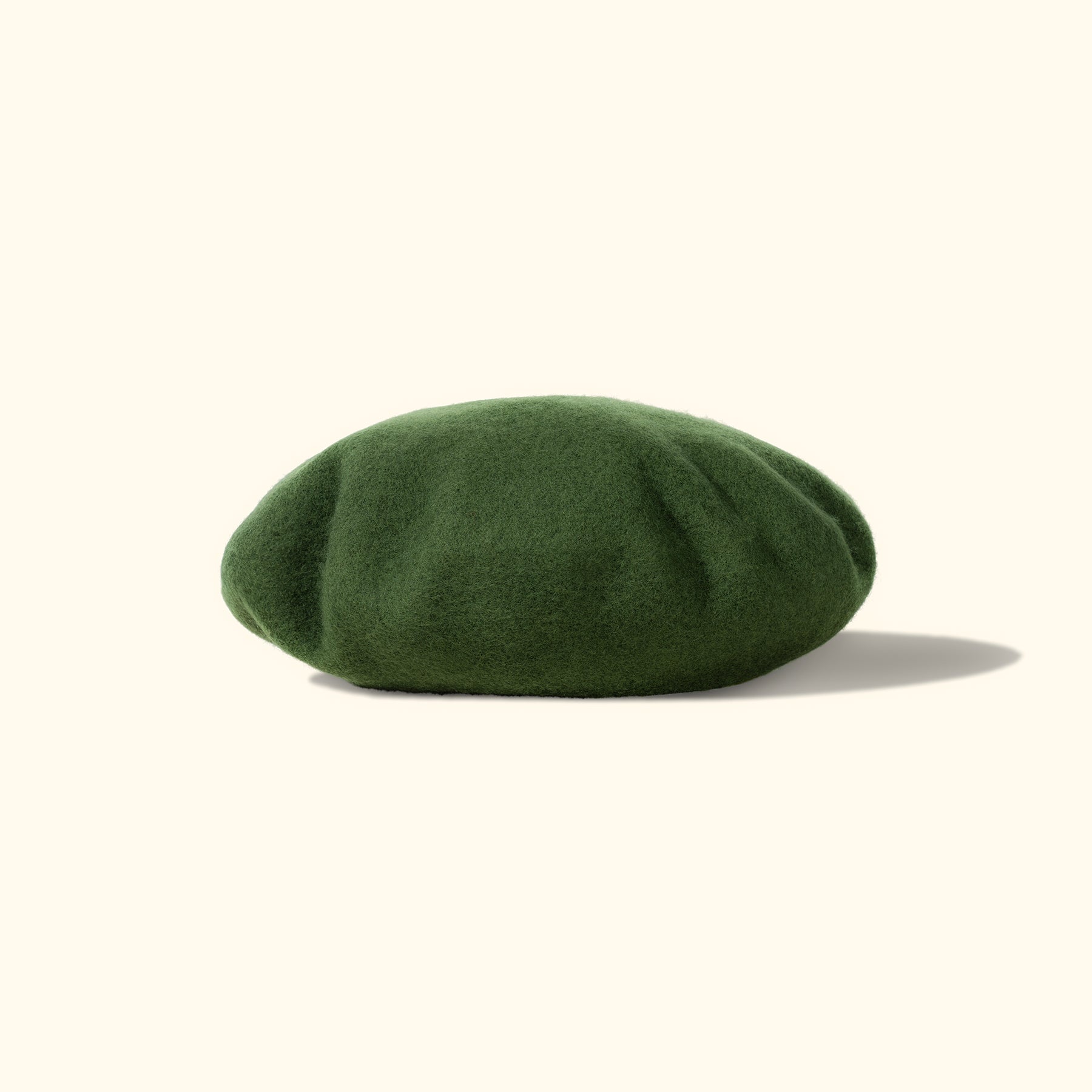 Cursive Beret Olive