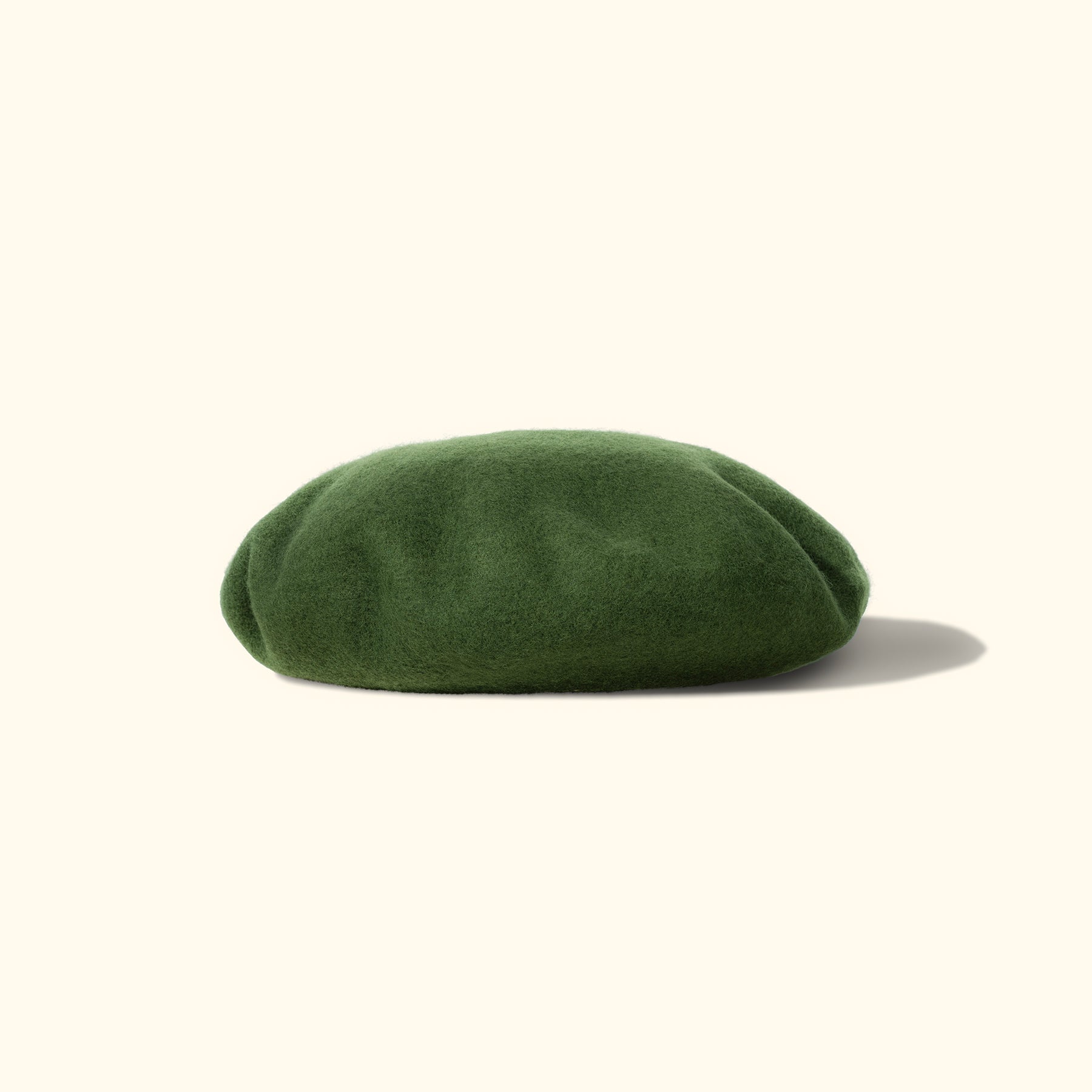 Cursive Beret Olive