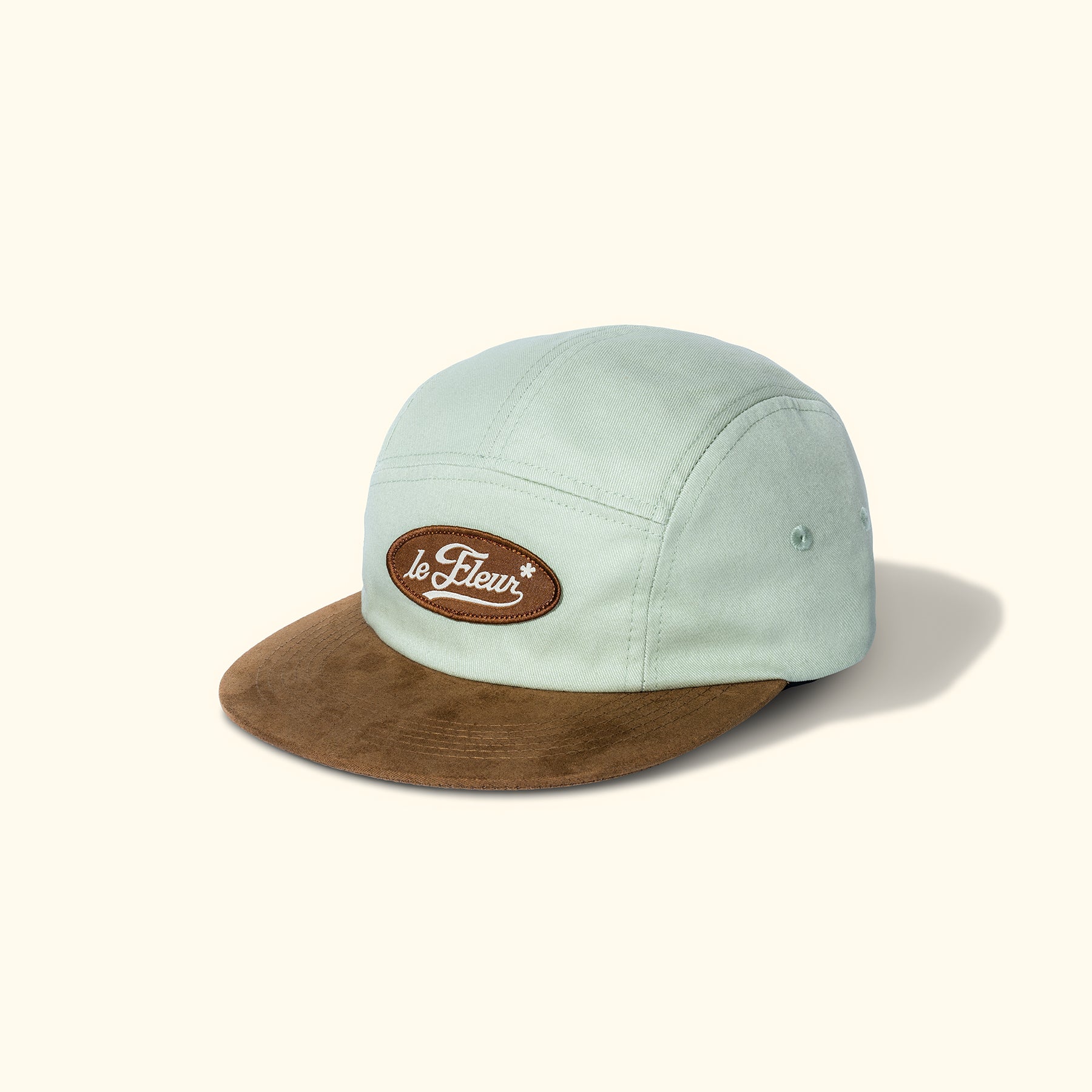 Cursive Patch Camp Hat Mint