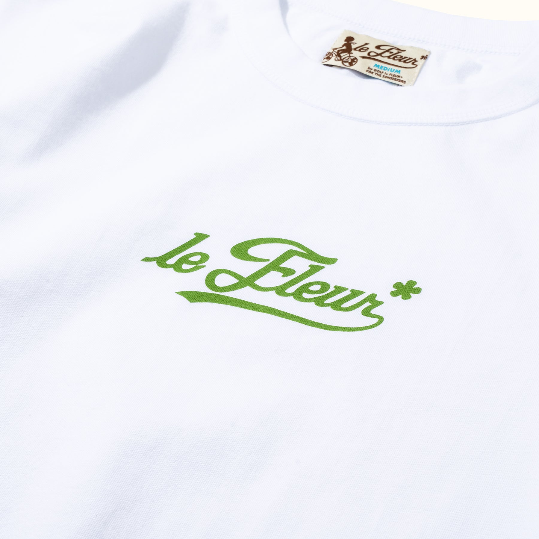Cursive Logo T-Shirt Olive — image 2 of 3