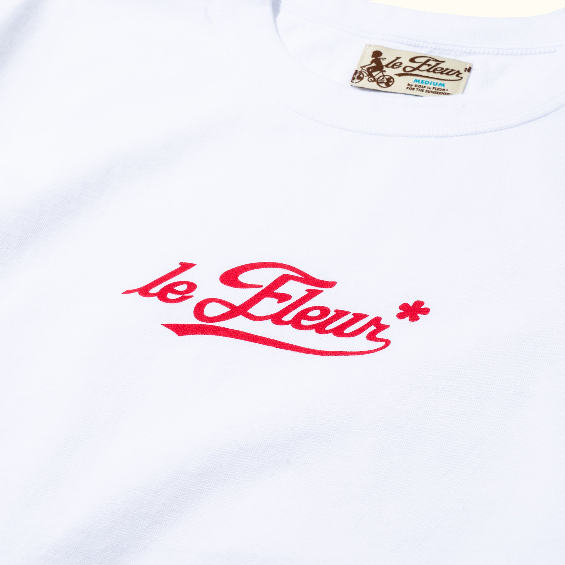 Cursive Logo T-Shirt Red – GOLF le FLEUR*