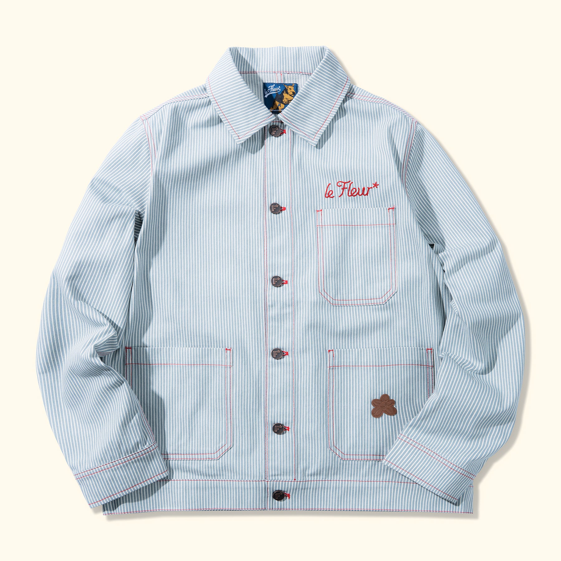 Darryl Chore Jacket Hickory Stripe