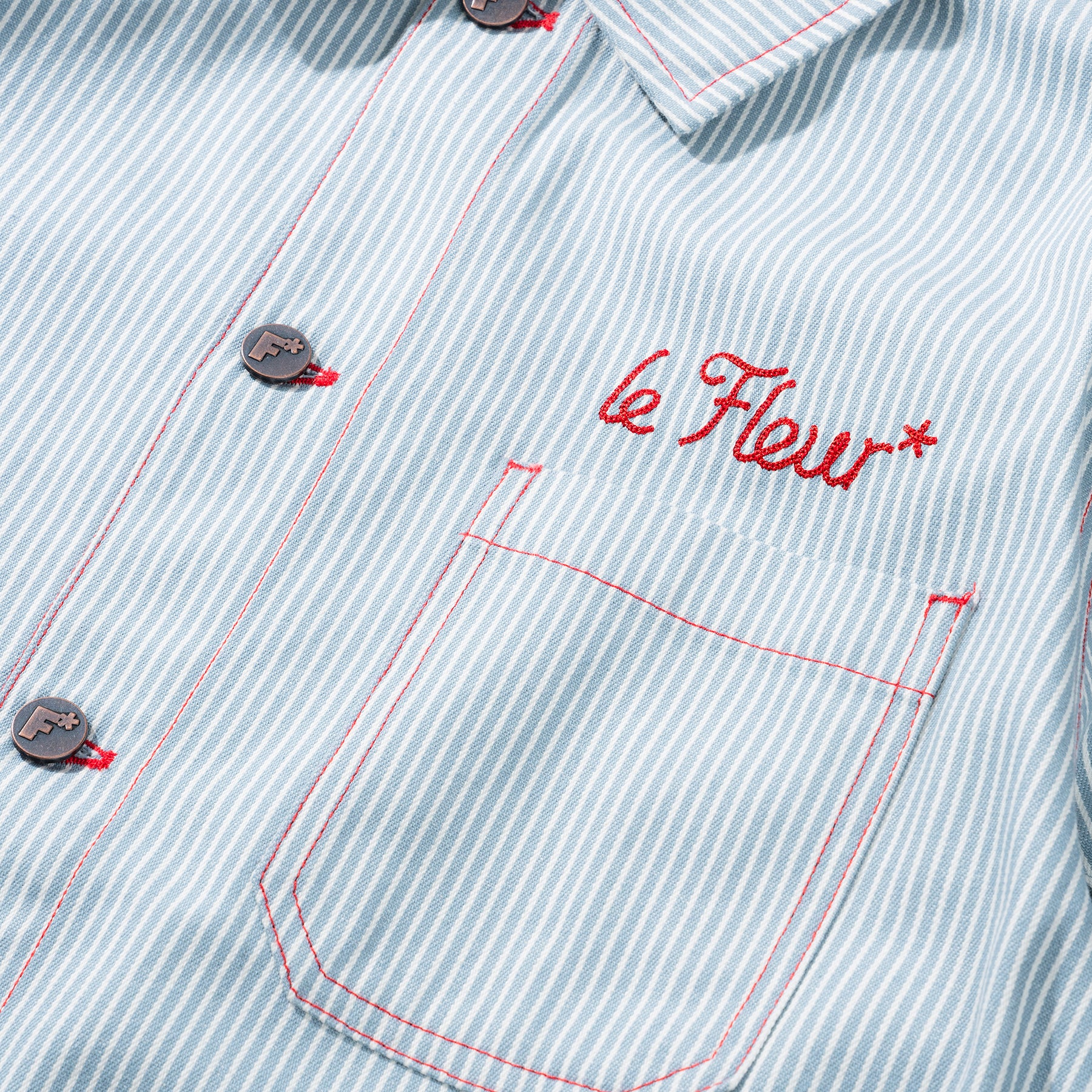 Darryl Chore Jacket Hickory Stripe