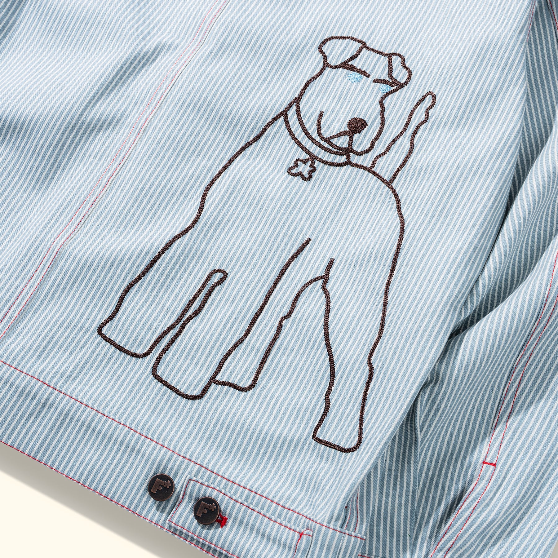 Darryl Chore Jacket Hickory Stripe