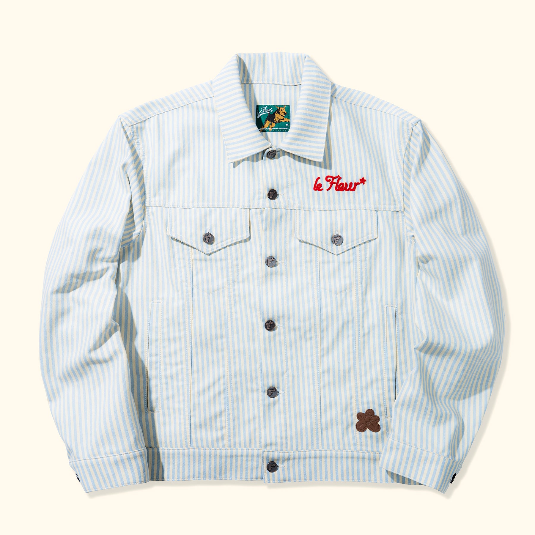 Denim Jacket Hickory Stripe