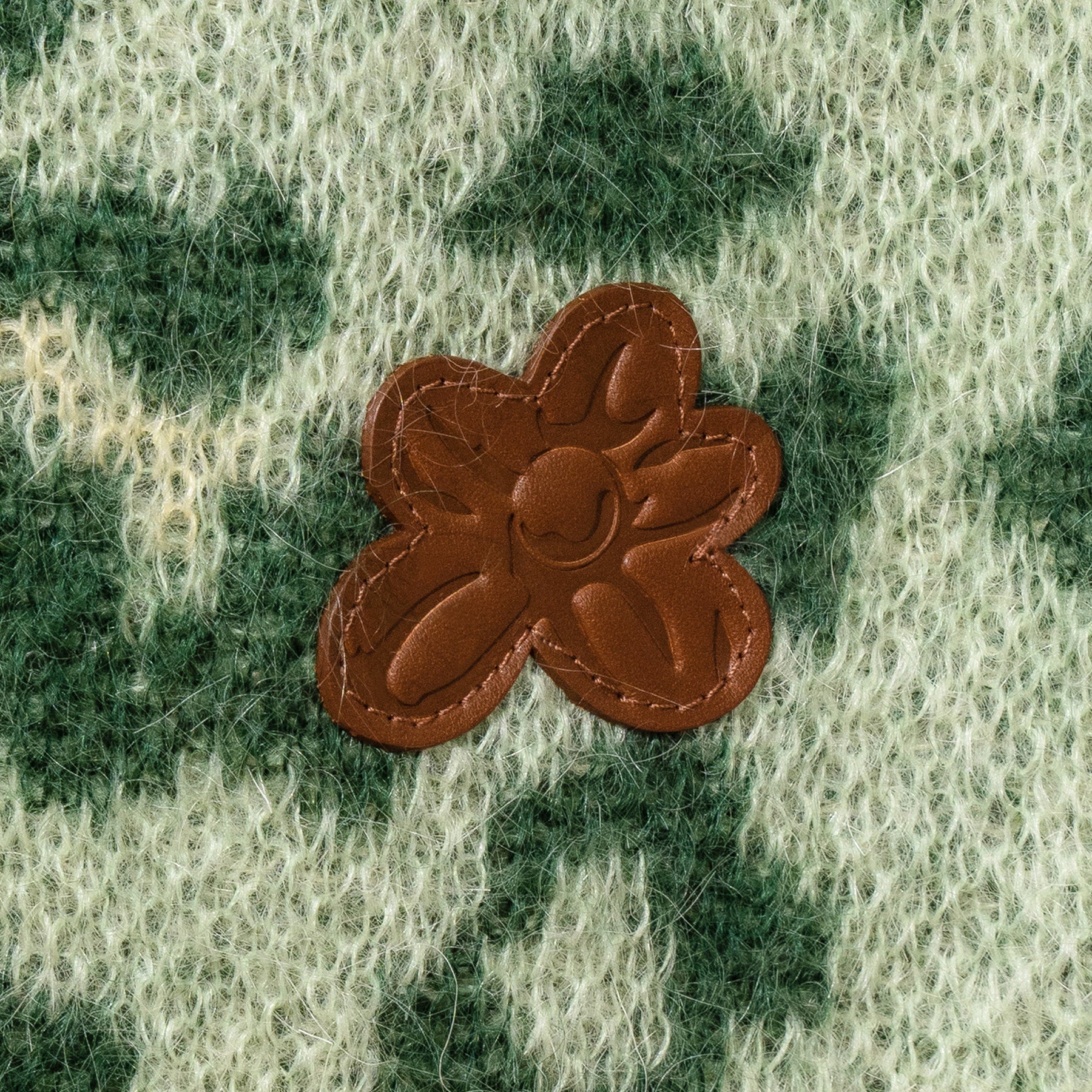 Fleur Camo Sweater Vest Green