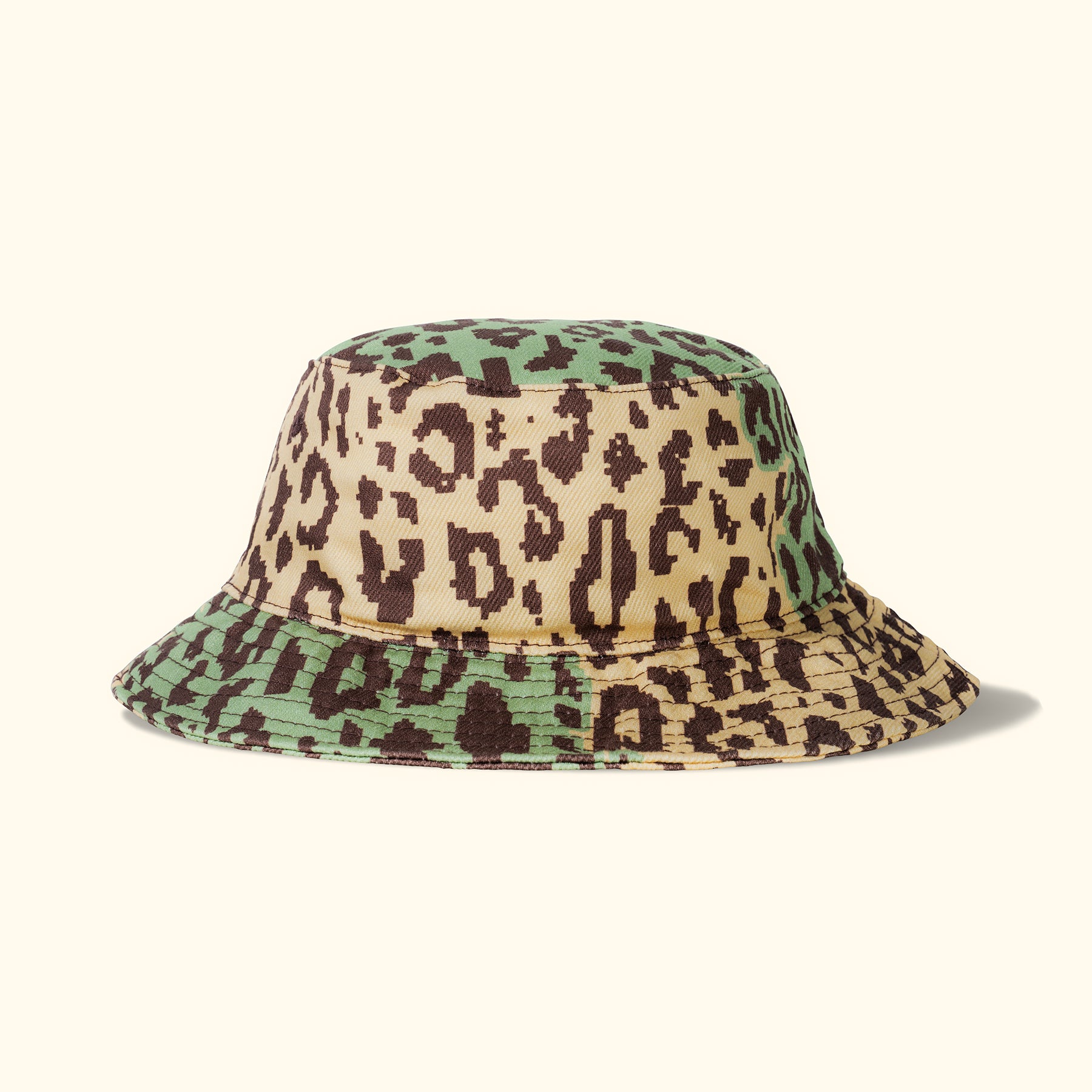 Fleur Camo Bucket Hat Cream