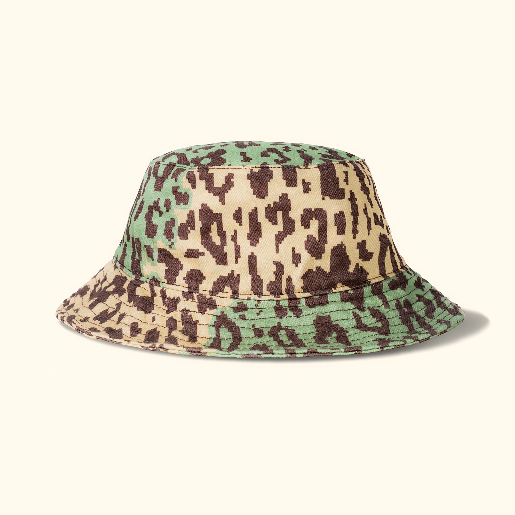 Fleur Camo Bucket Hat Cream