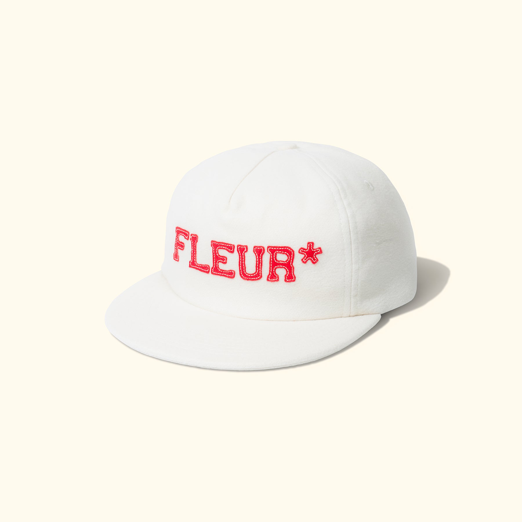 Fleur Patch 5 Panel Hat Cream — image 2 of 3