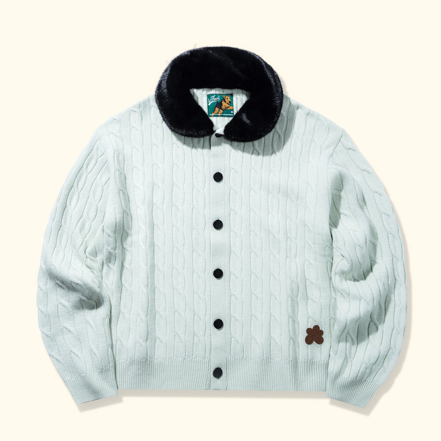 Claver Golfbag Sweater - Ivory/Lt. Bubblegum main image 0