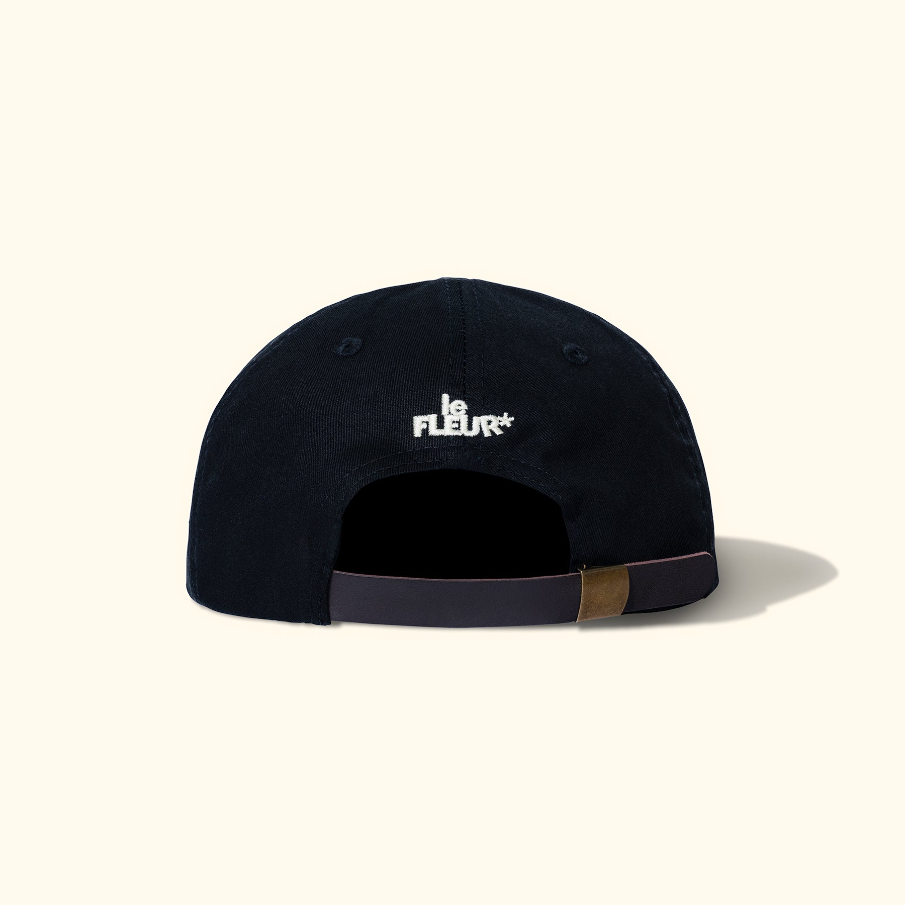 F* 6 Panel Hat Black
