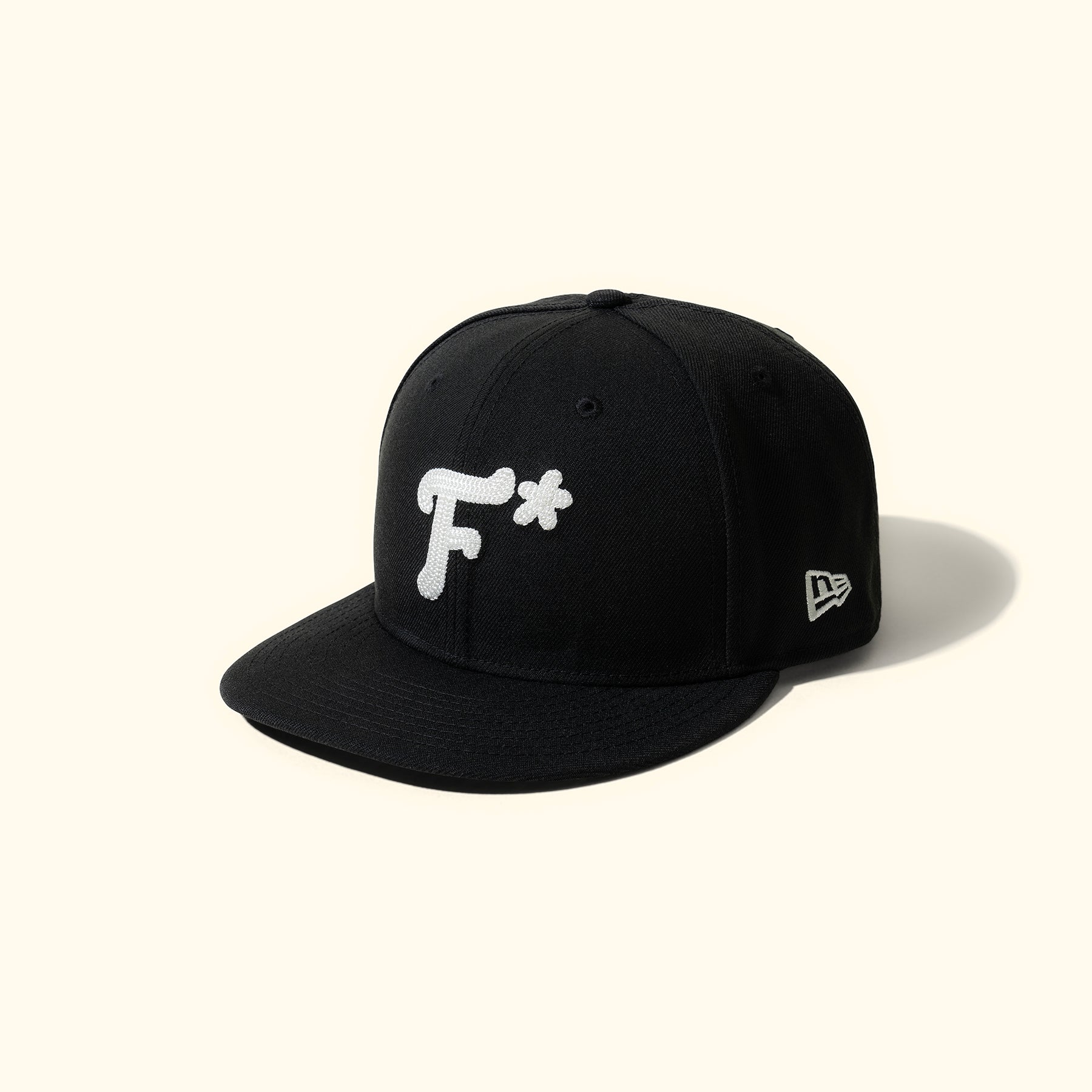 F* Fitted Hat Black