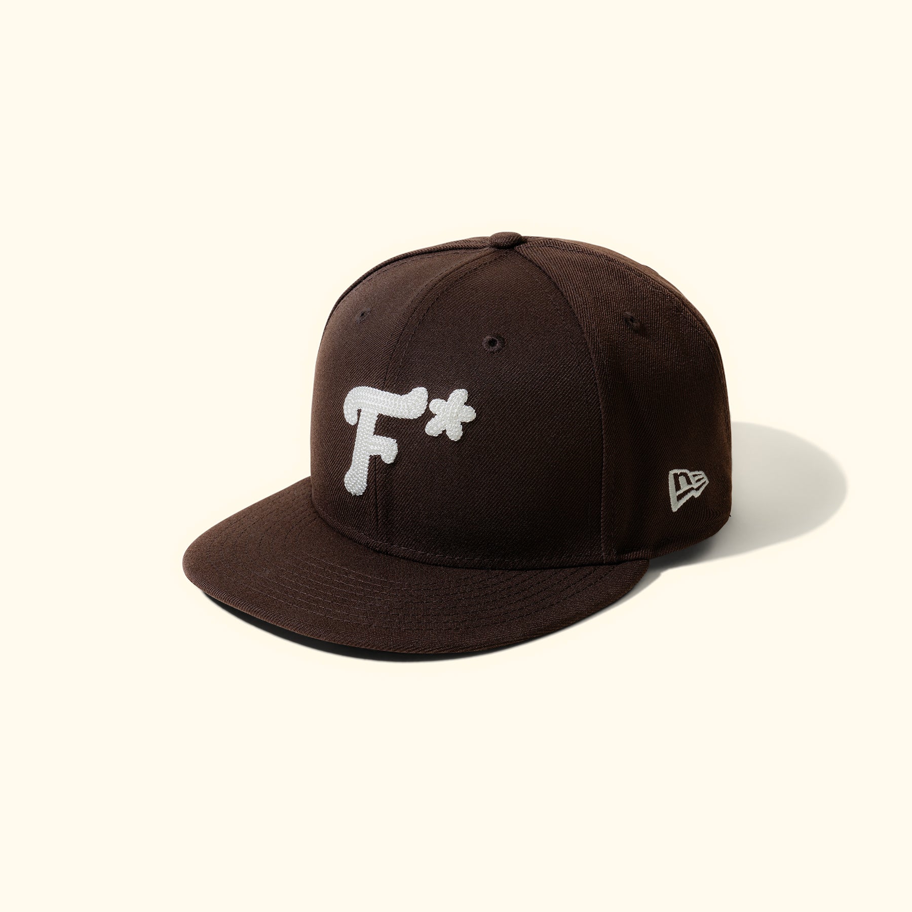 F* Fitted Hat Brown