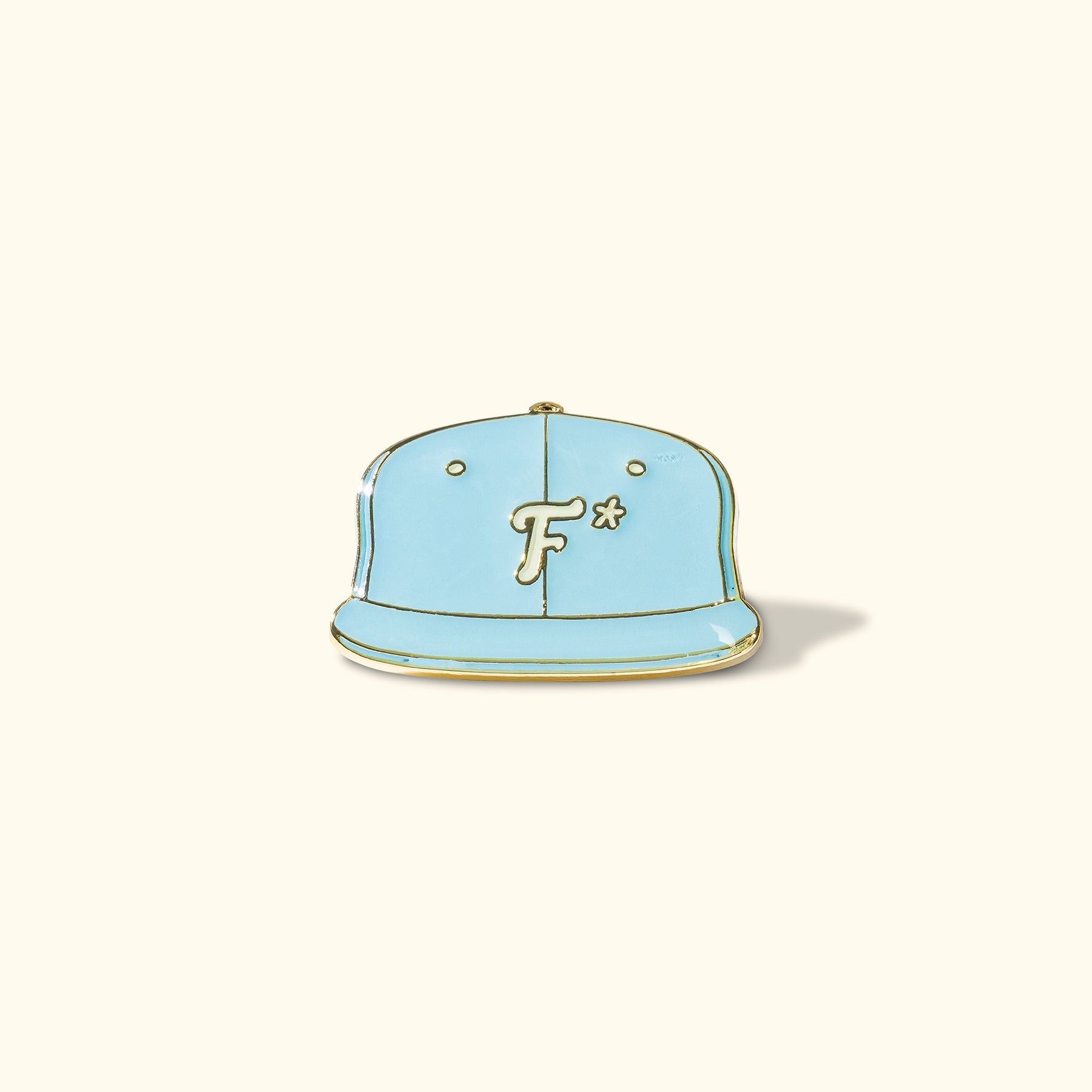 F* Hat Pin Blue