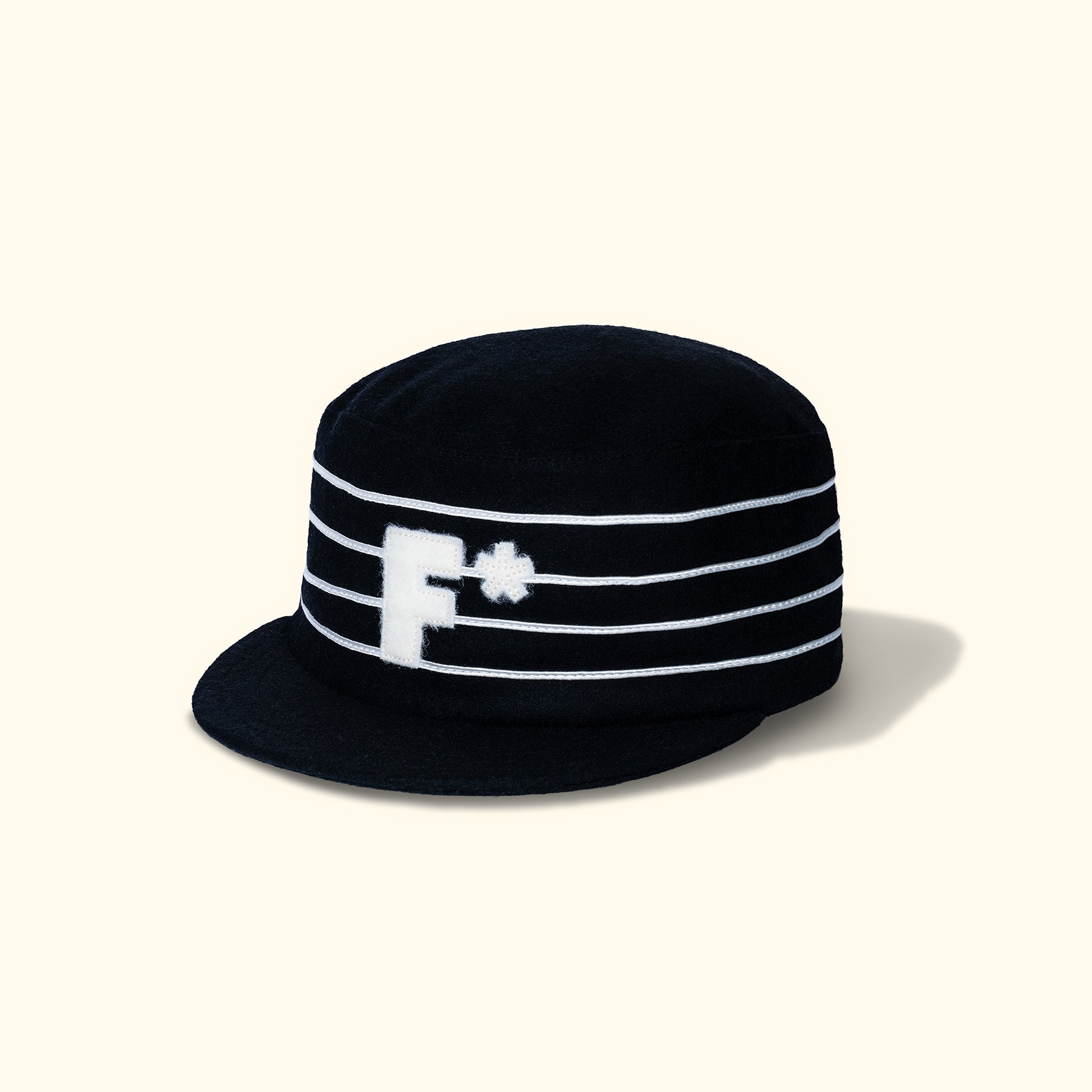 F* Pillbox Hat Black
