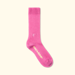 Ivy F* Socks Pink