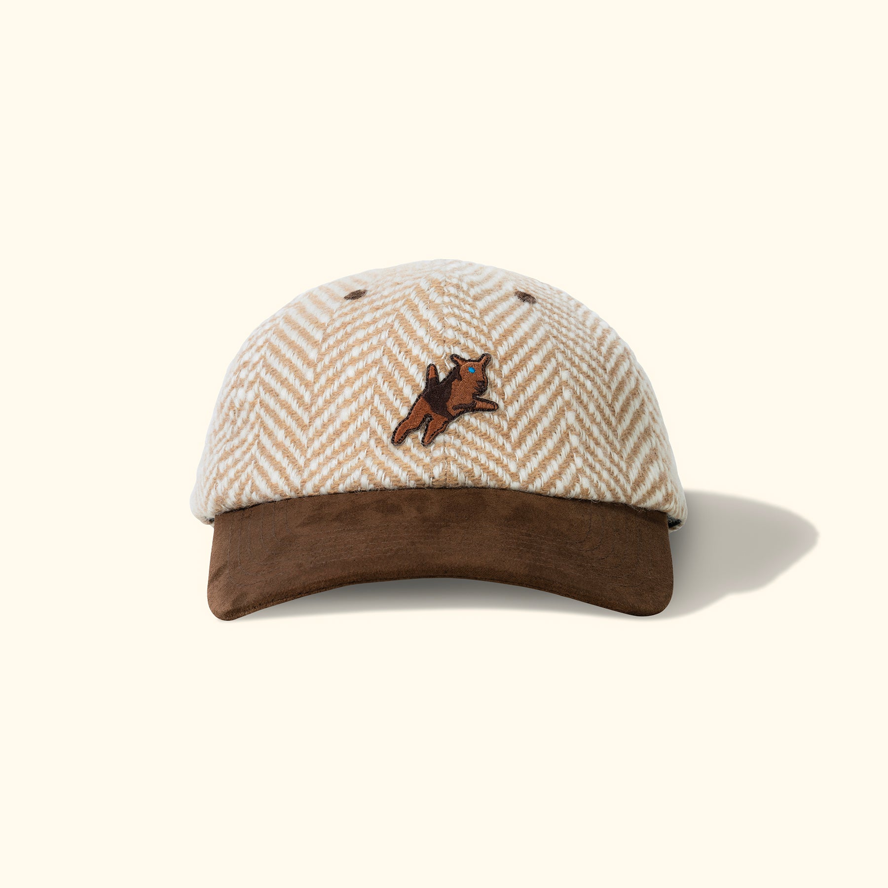 Herringbone Darryl Dad Hat Khaki