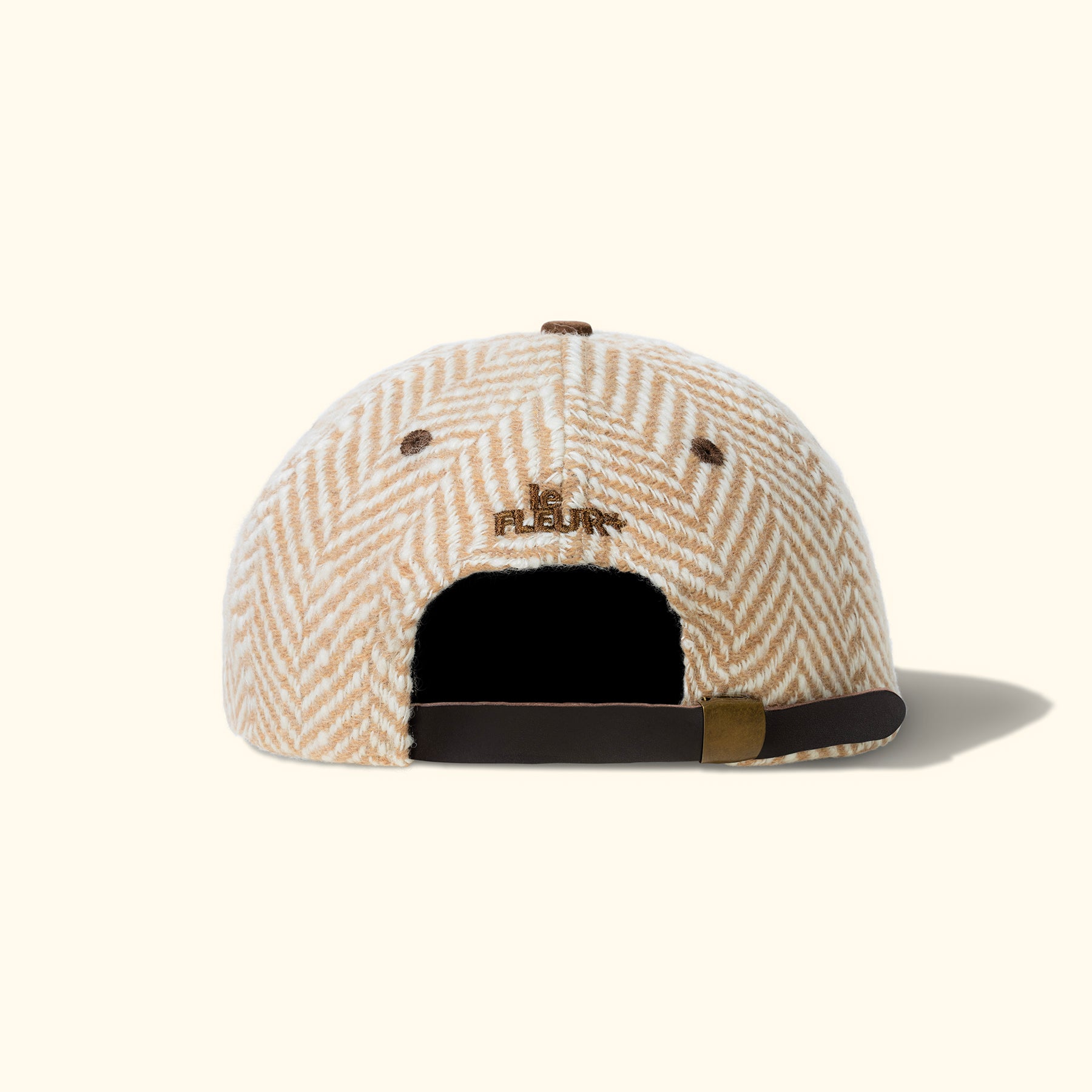 Herringbone Darryl Dad Hat Khaki
