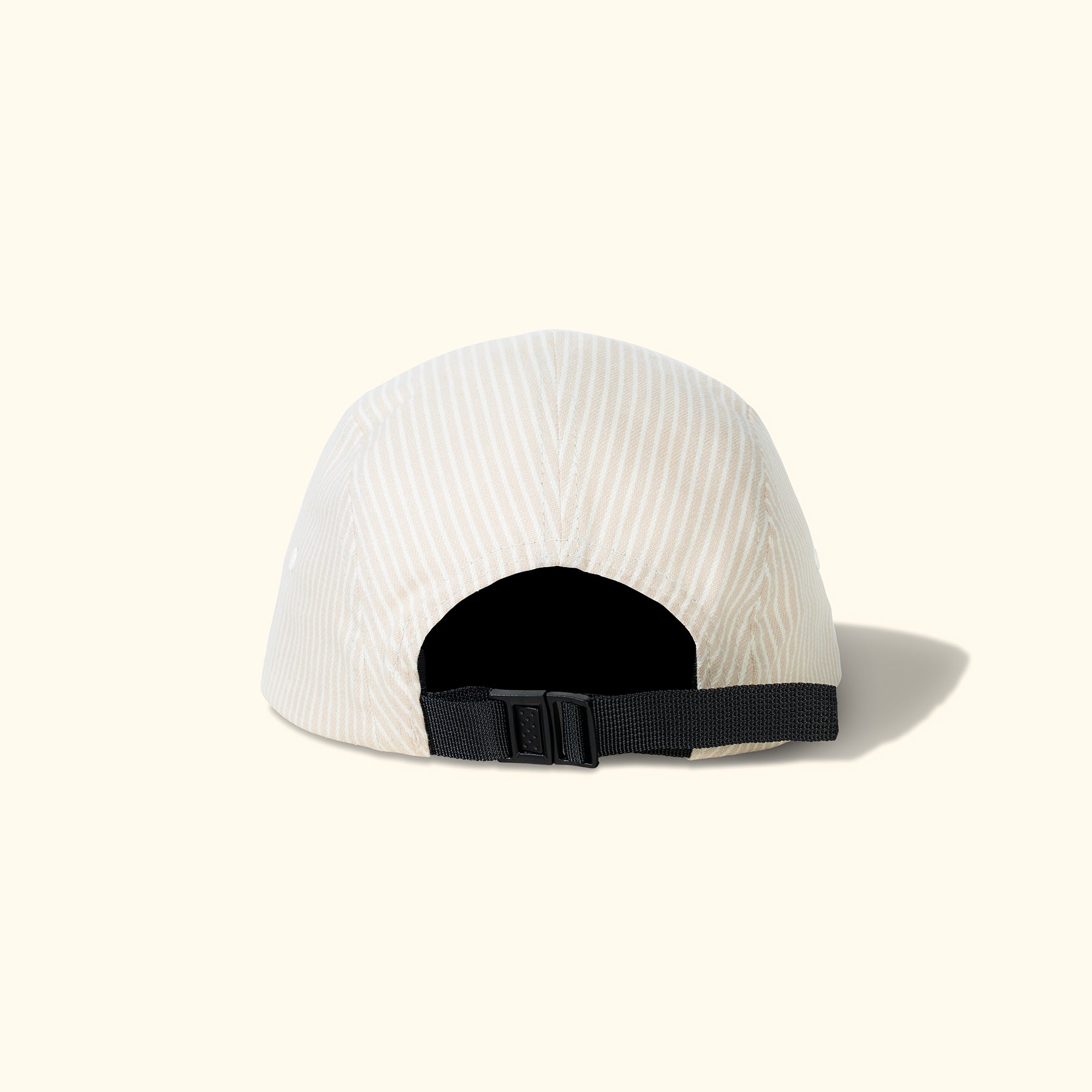 Hickory Stripe Camp Hat Khaki