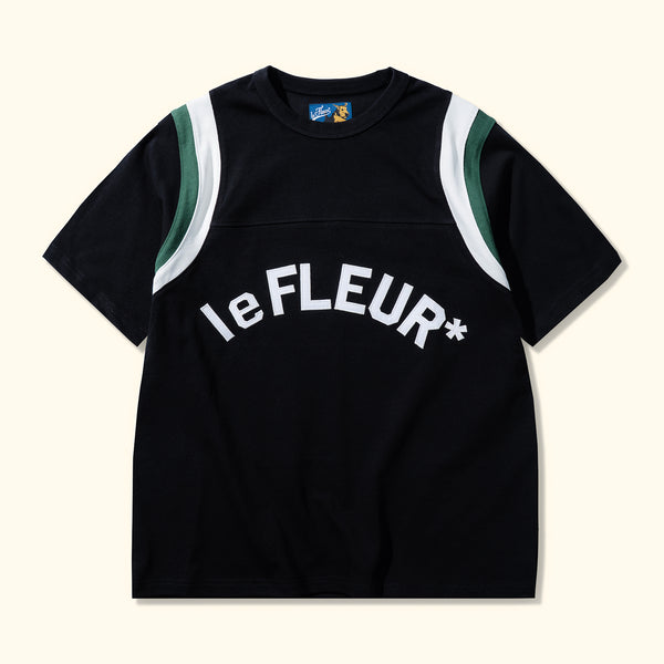 T-shirt Asphalt Fleur Noir Taille XL - 100% Coton, Occasion Très Bon état, Made In USA