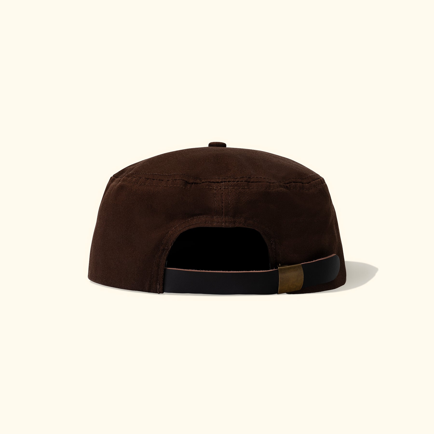 Nameplate Pillbox Hat Brown — image 3 of 3