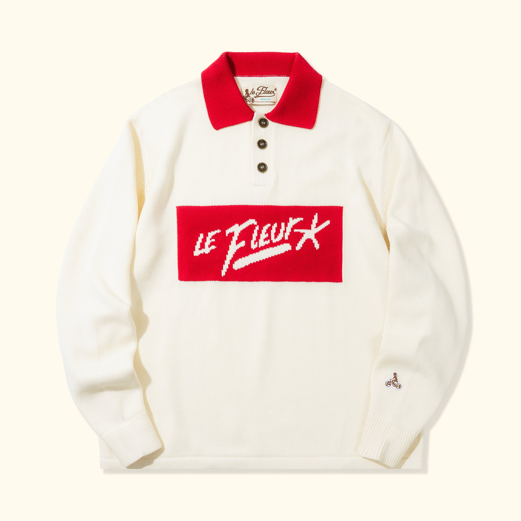 Nameplate Rugby Sweater Cream — image 1 of 4