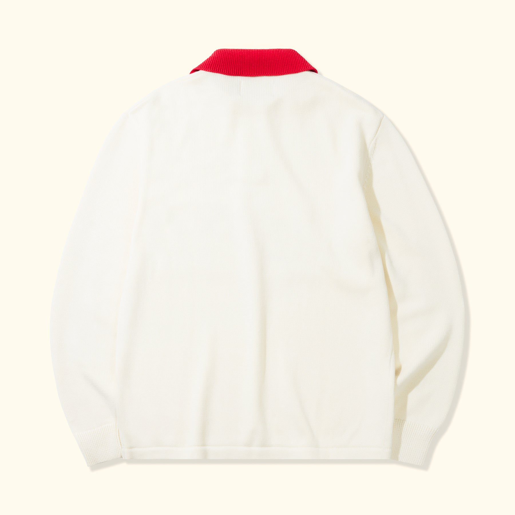 Nameplate Rugby Sweater Cream — image 3 of 4