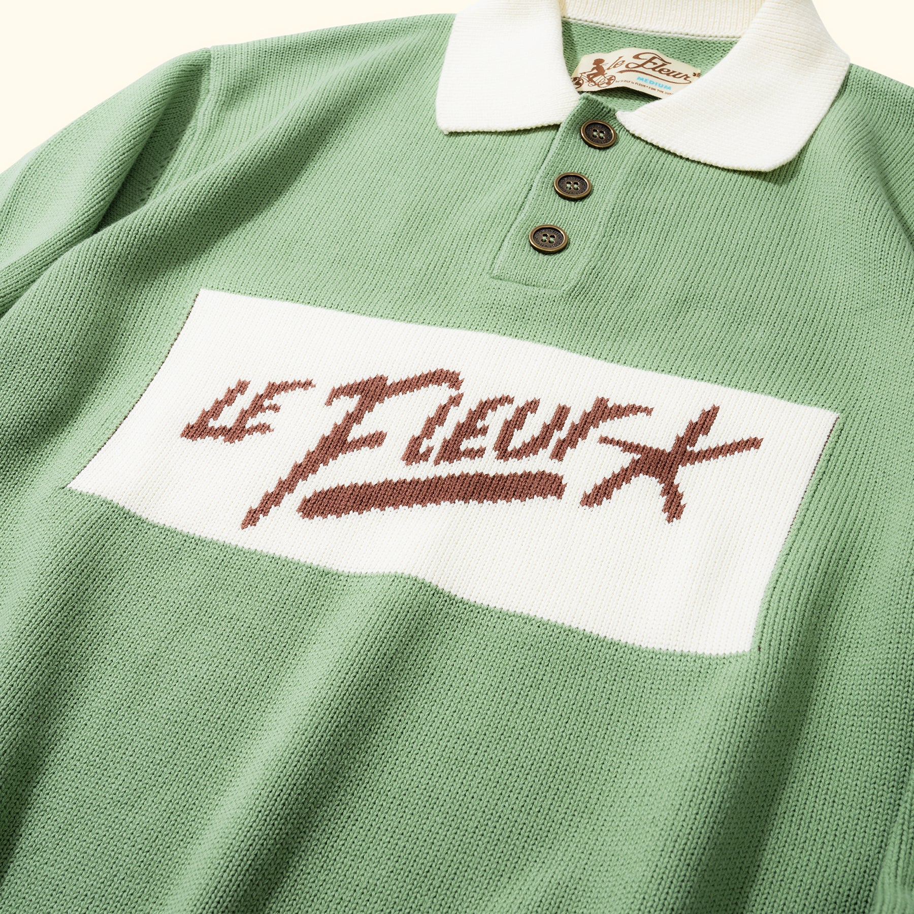 Nameplate Rugby Sweater Olive — image 2 of 4