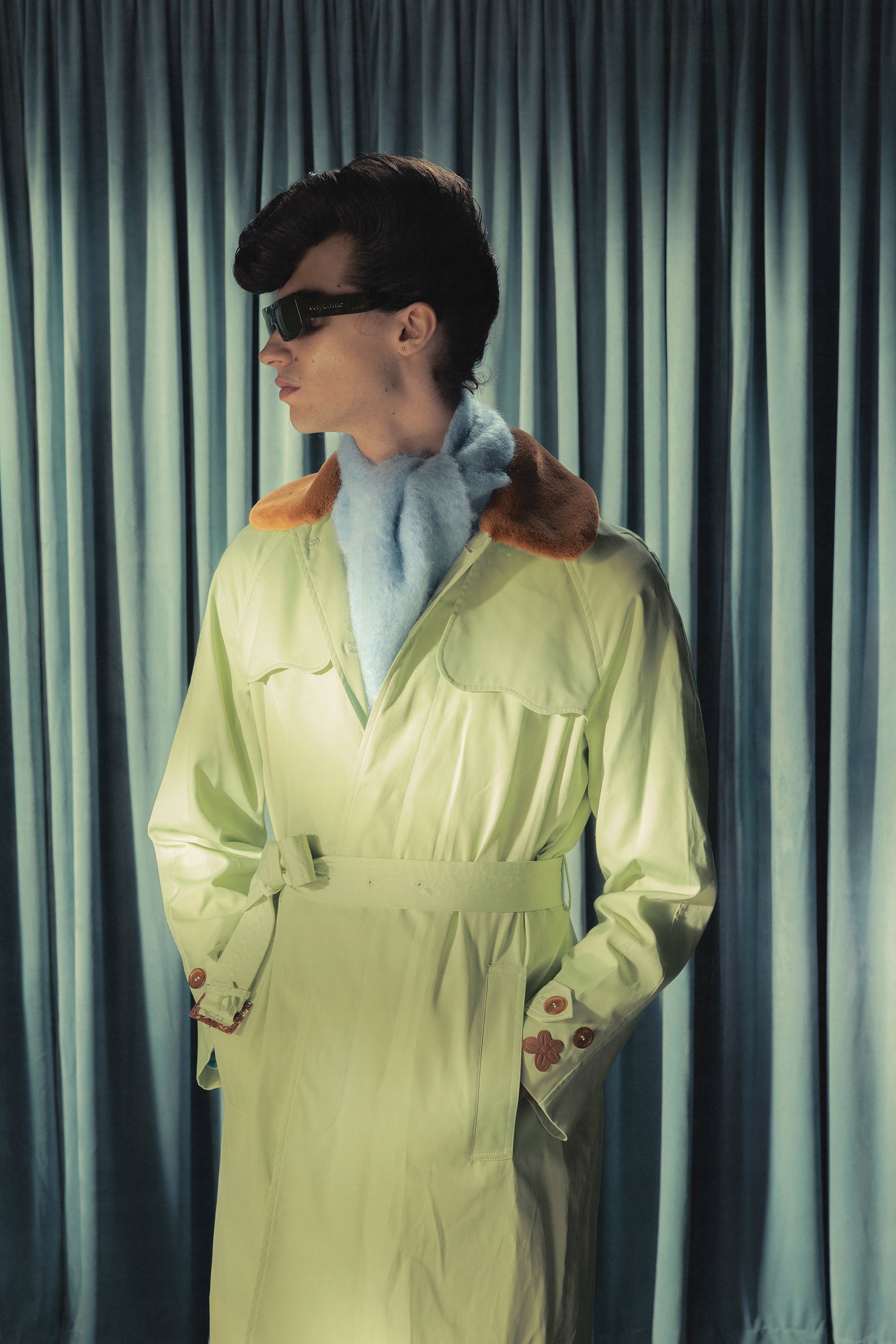 Nylon Trench Coat