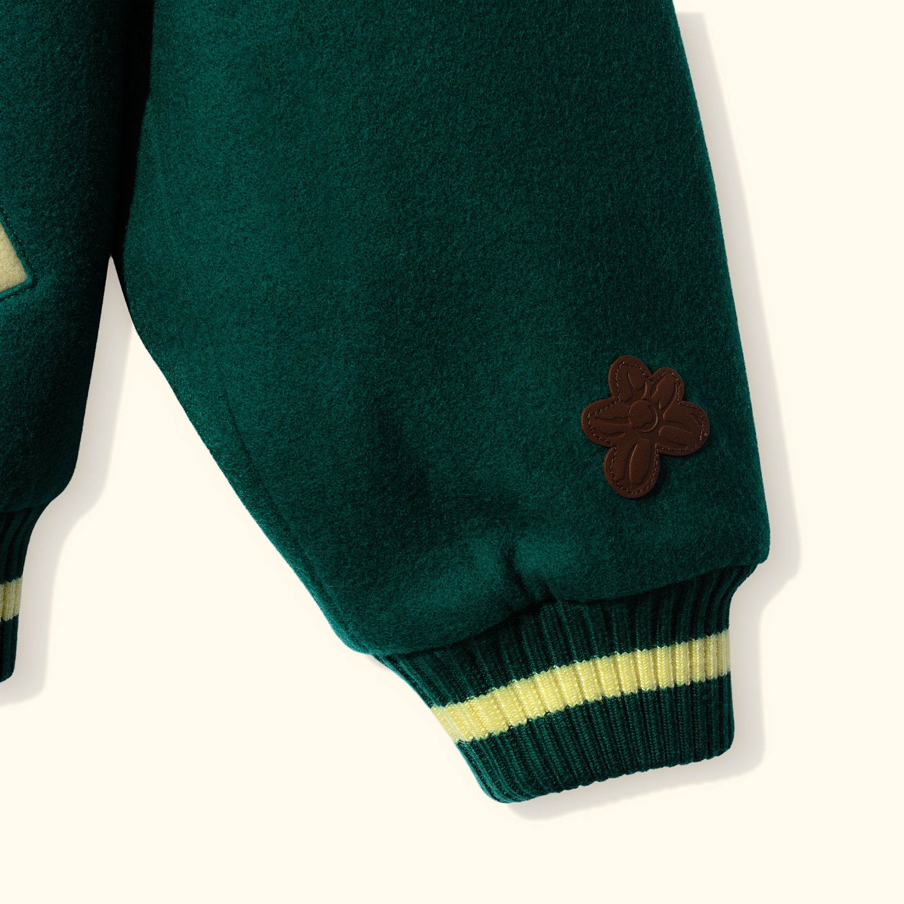 Petalers Varsity Jacket Green