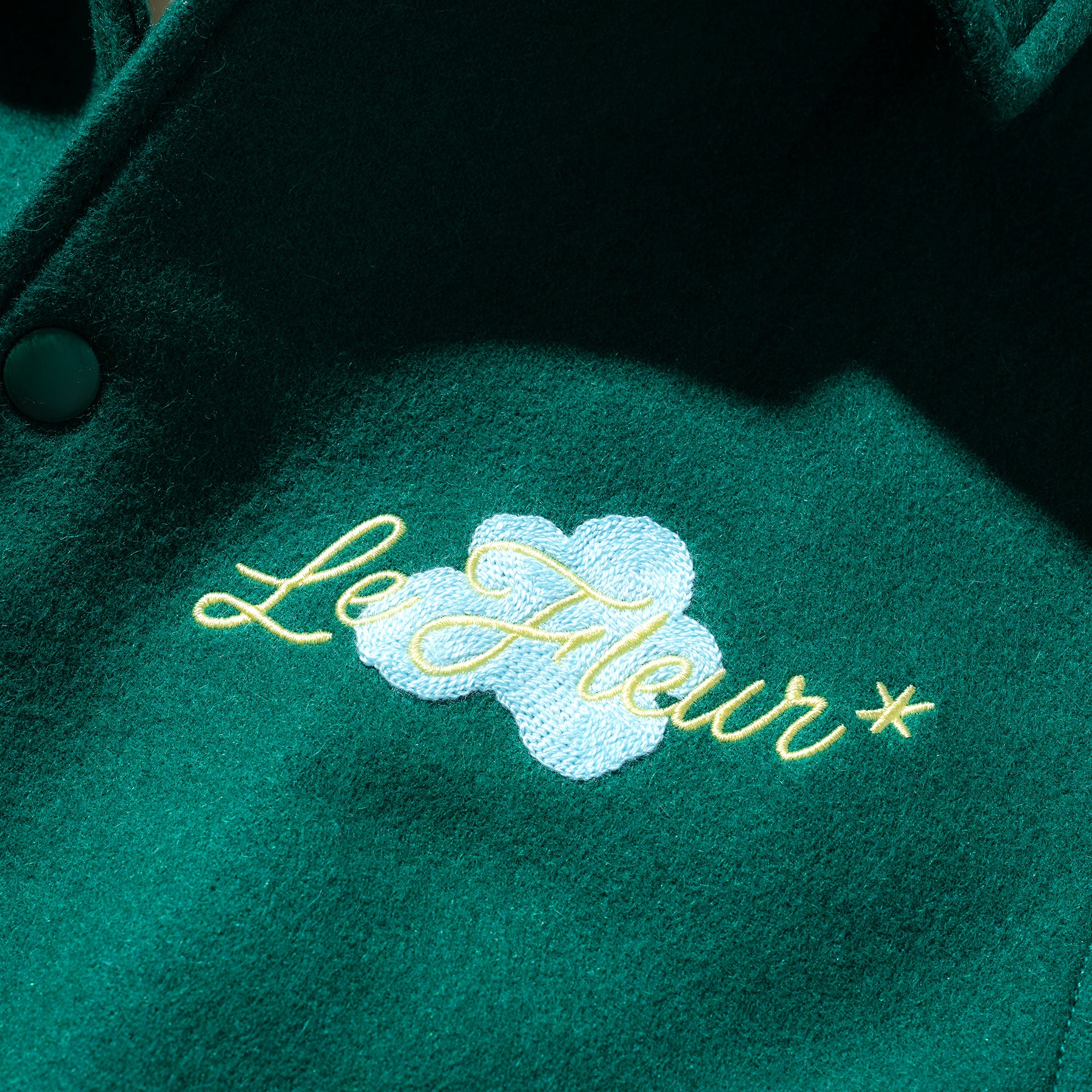 Petalers Varsity Jacket Green