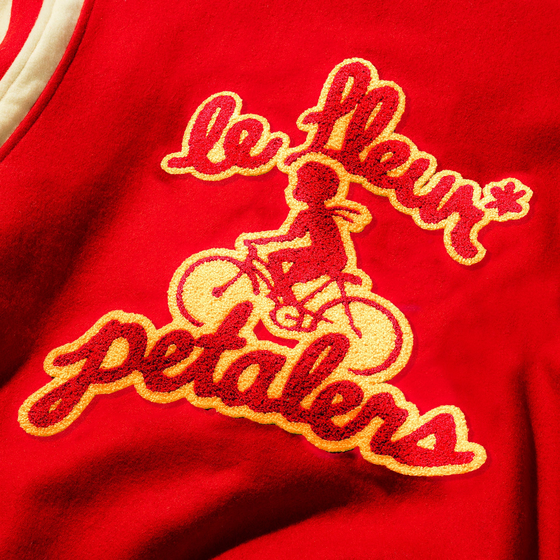 Petalers Varsity Jacket Red