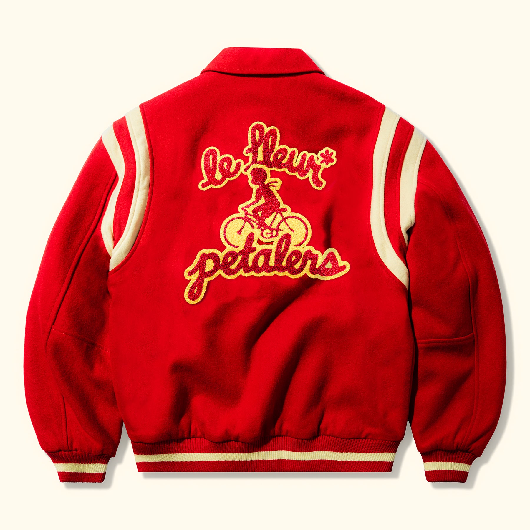 Petalers Varsity Jacket Red